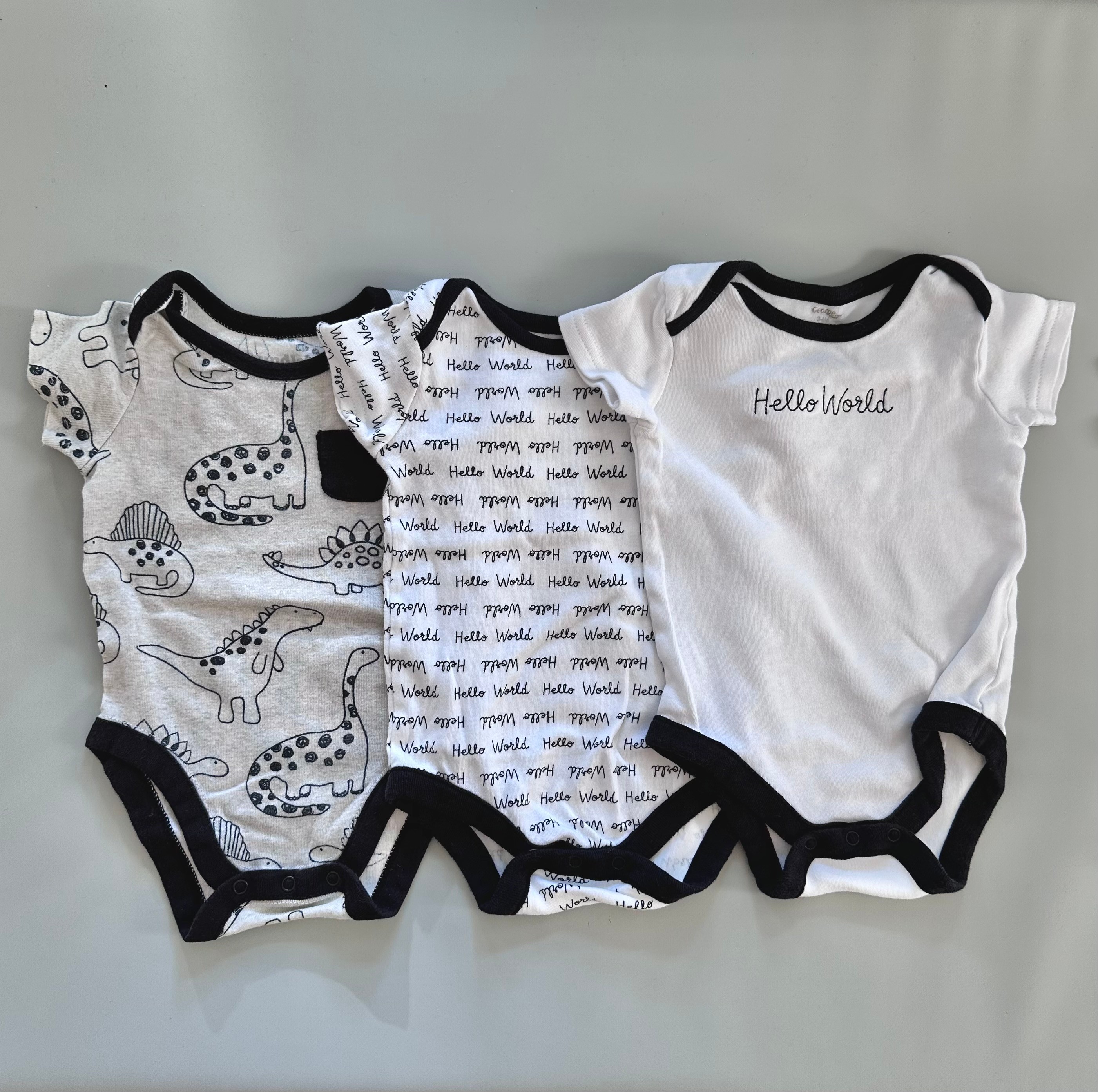 Baby Boy - Bodysuit Tees Bundle - 3-6 Months - photo 4