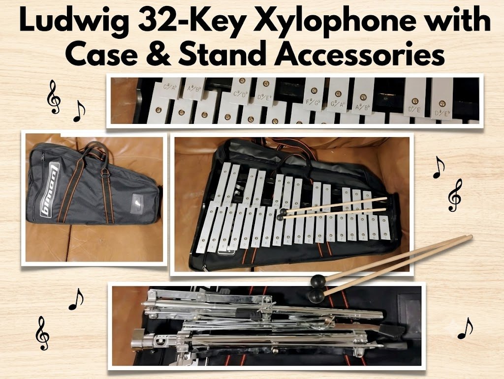 Ludwig 32-Key Xylophone with Case
