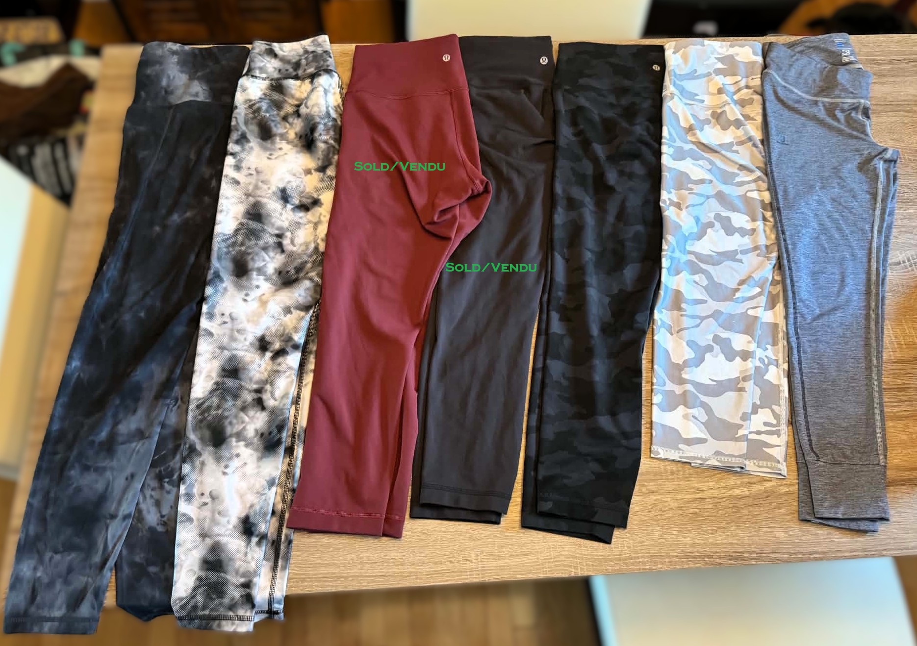Leggings & Capris (Lululemon, Salomon, etc.)