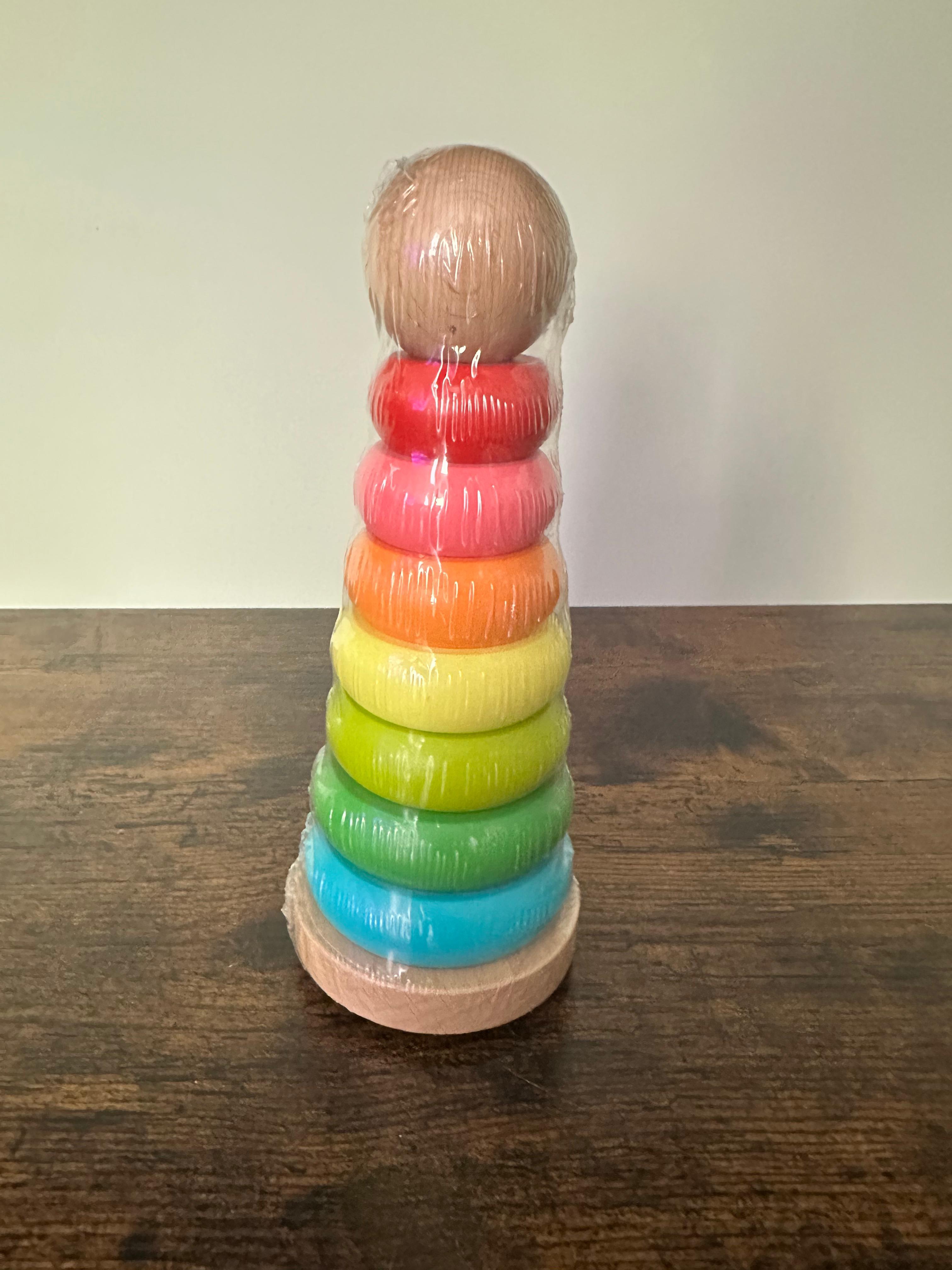 Wooden Stacking Rings Toy