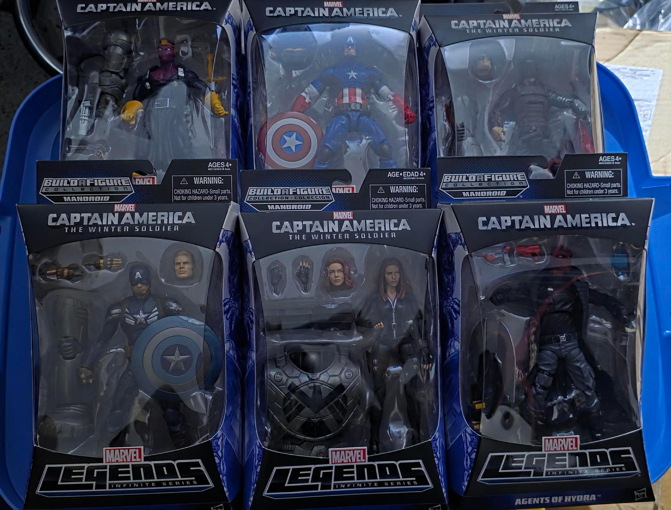 Marvel Legends Infinite Series Mandroid BAF Set Winter Soldier