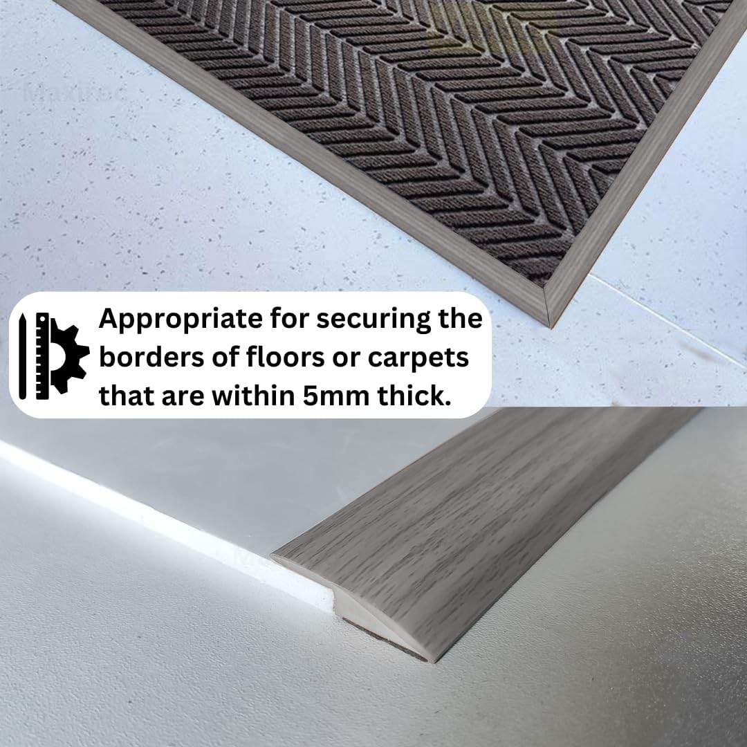 Maxiroc 120" Floor Transition Strip – Gray - photo 4