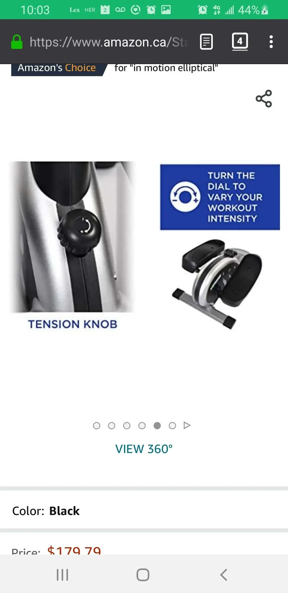 Compact Elliptical Trainer Machine Exercise standing or sitting - photo 3