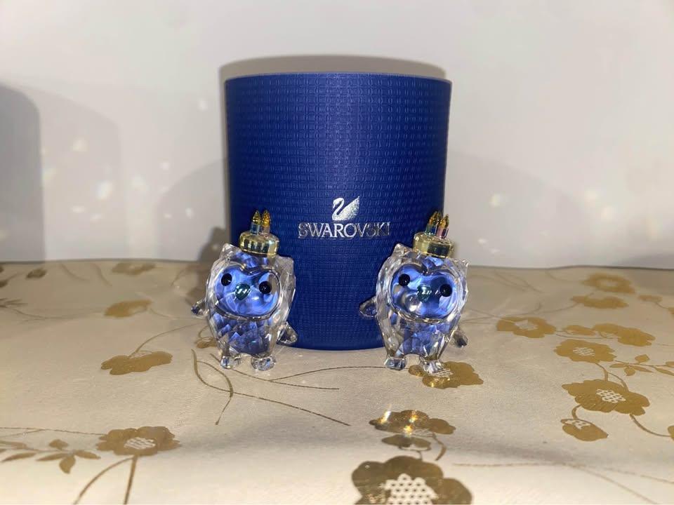 Swarovski HOOT - Happy Birthday Owl Figurines (Set of 2) - photo 4