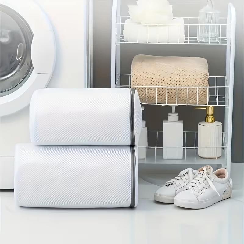 Durable Polyester 1pc Shoe Laundry Bags with Zipper - photo 4