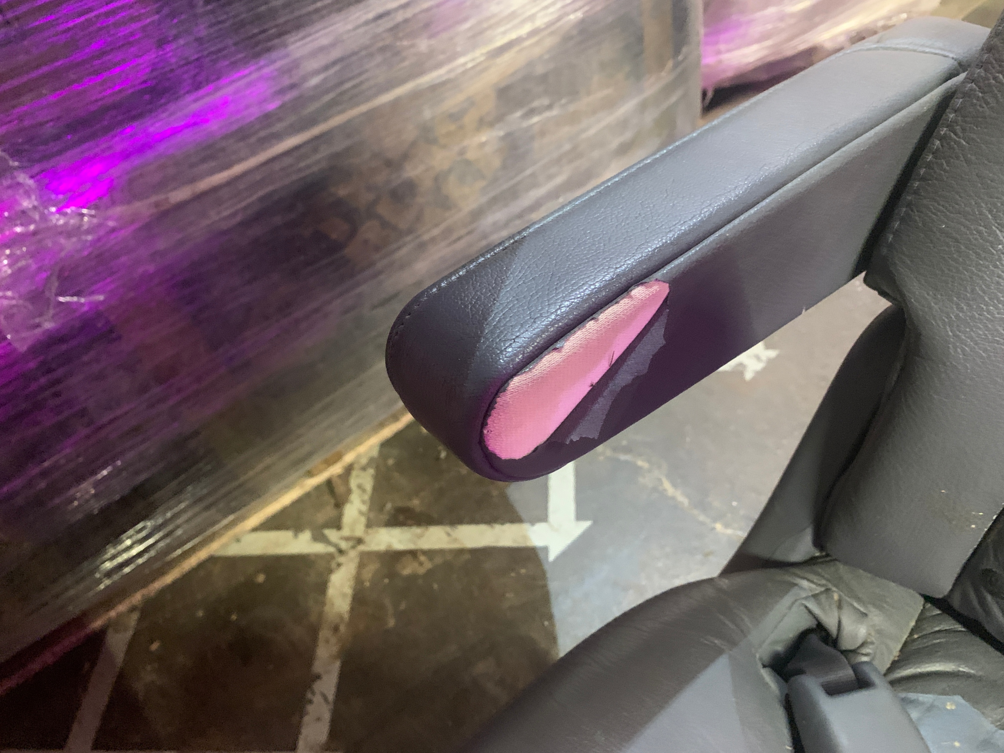 2005–2010 Grey Leather Honda Odyssey 2nd Row w/ Jump Seat - photo 3