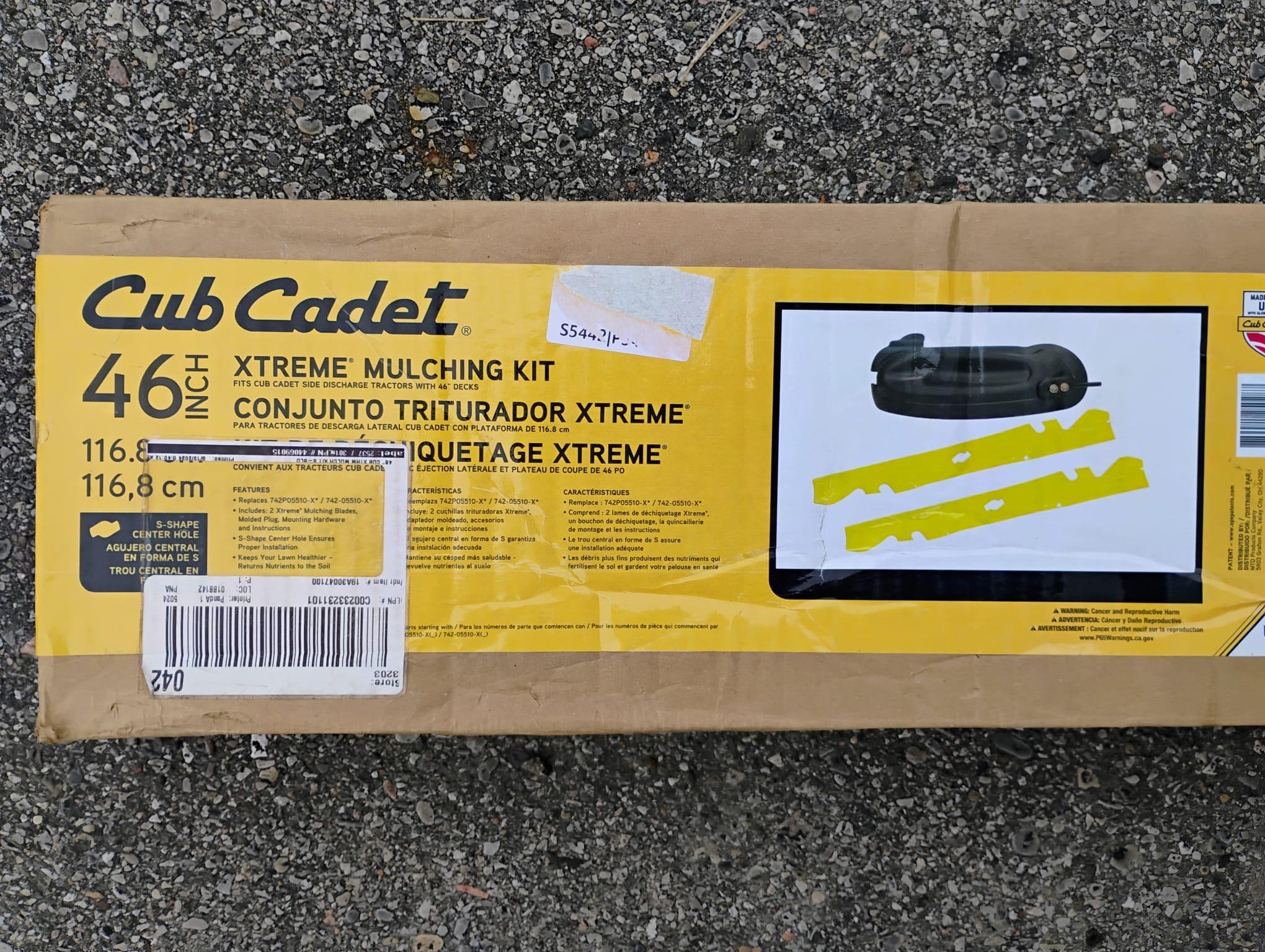 CUB CADET - Xtreme Mulch Kit for 46" Cutting Decks
