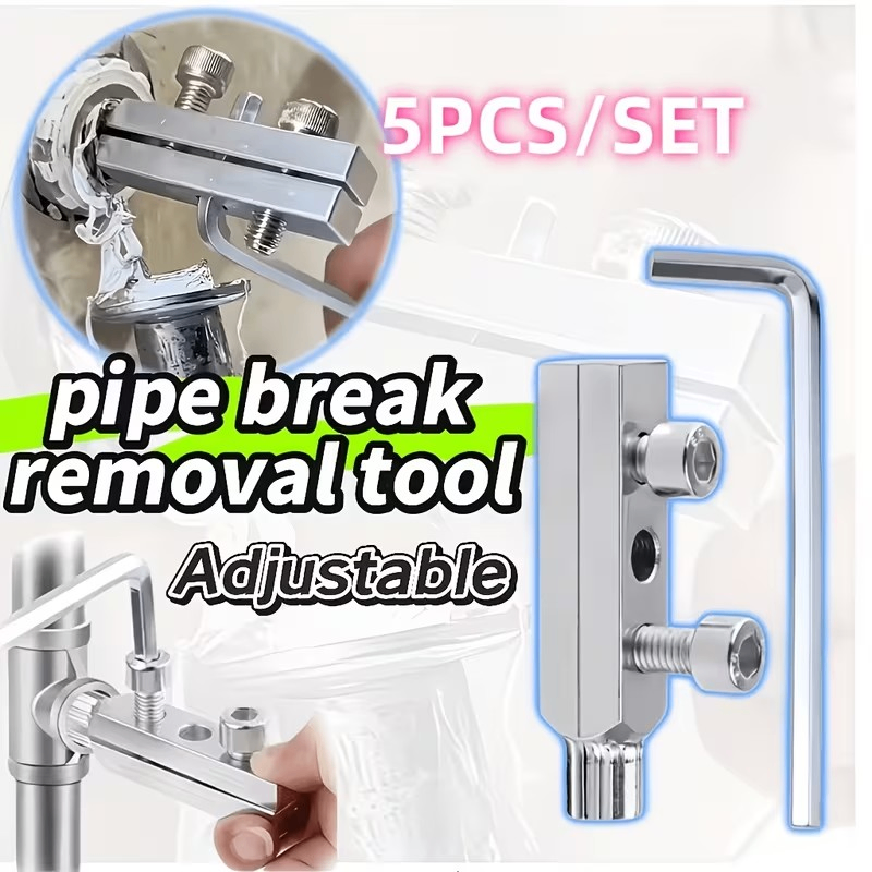 5pcs/Set Faucet Angle Valve Broken Screw Extractor - photo 3