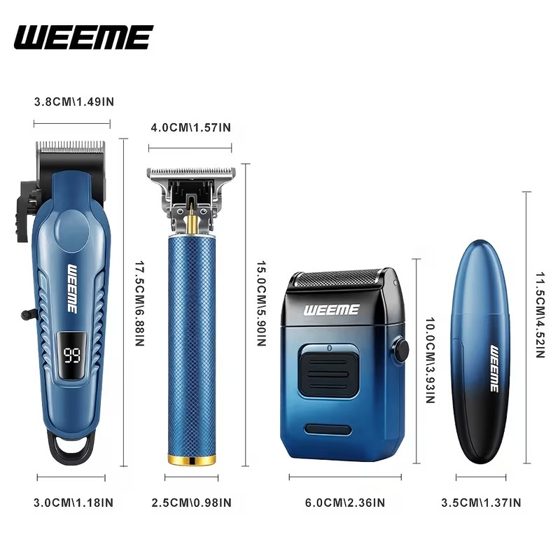 4 pcs Men's Haircut Set - photo 3