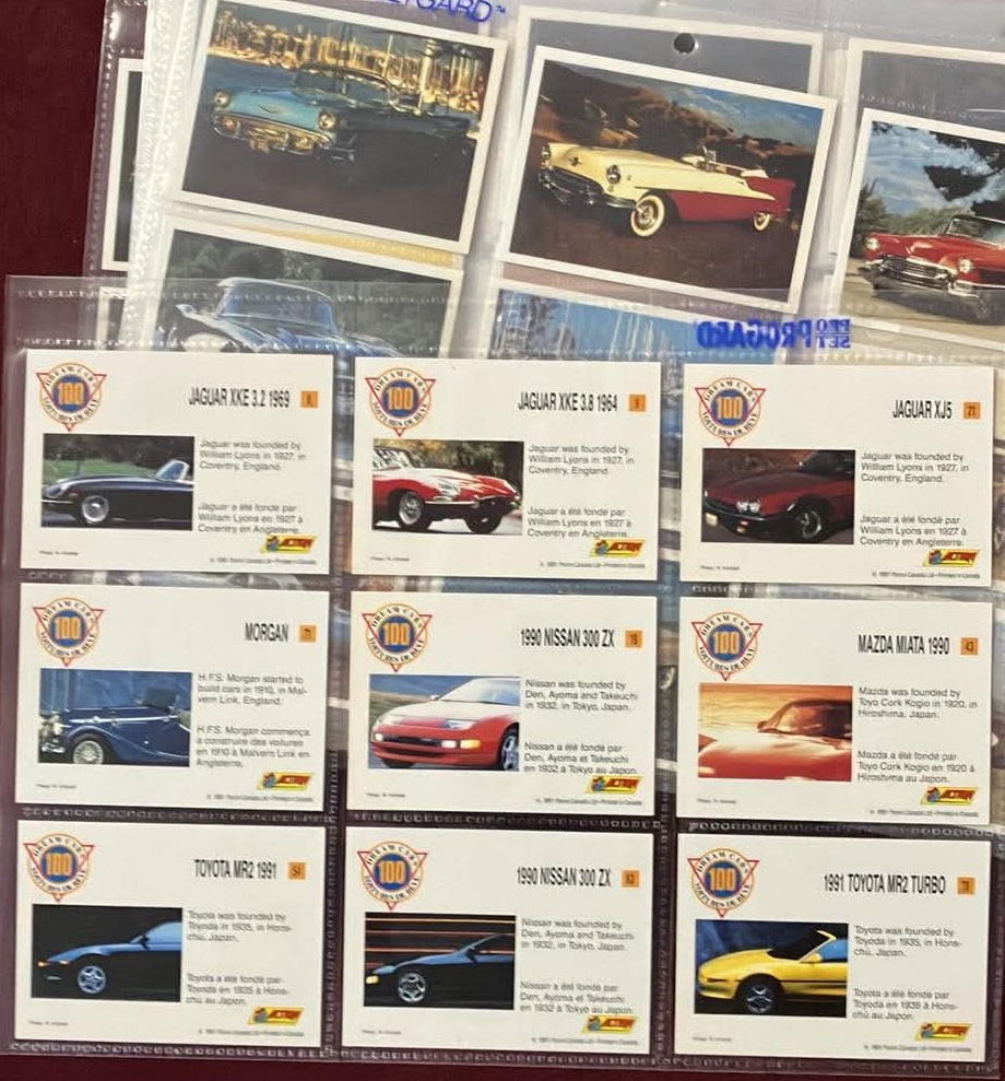 Vintage 1991 Panini Dream Cars Collectible Trading Cards 94 Card - photo 2