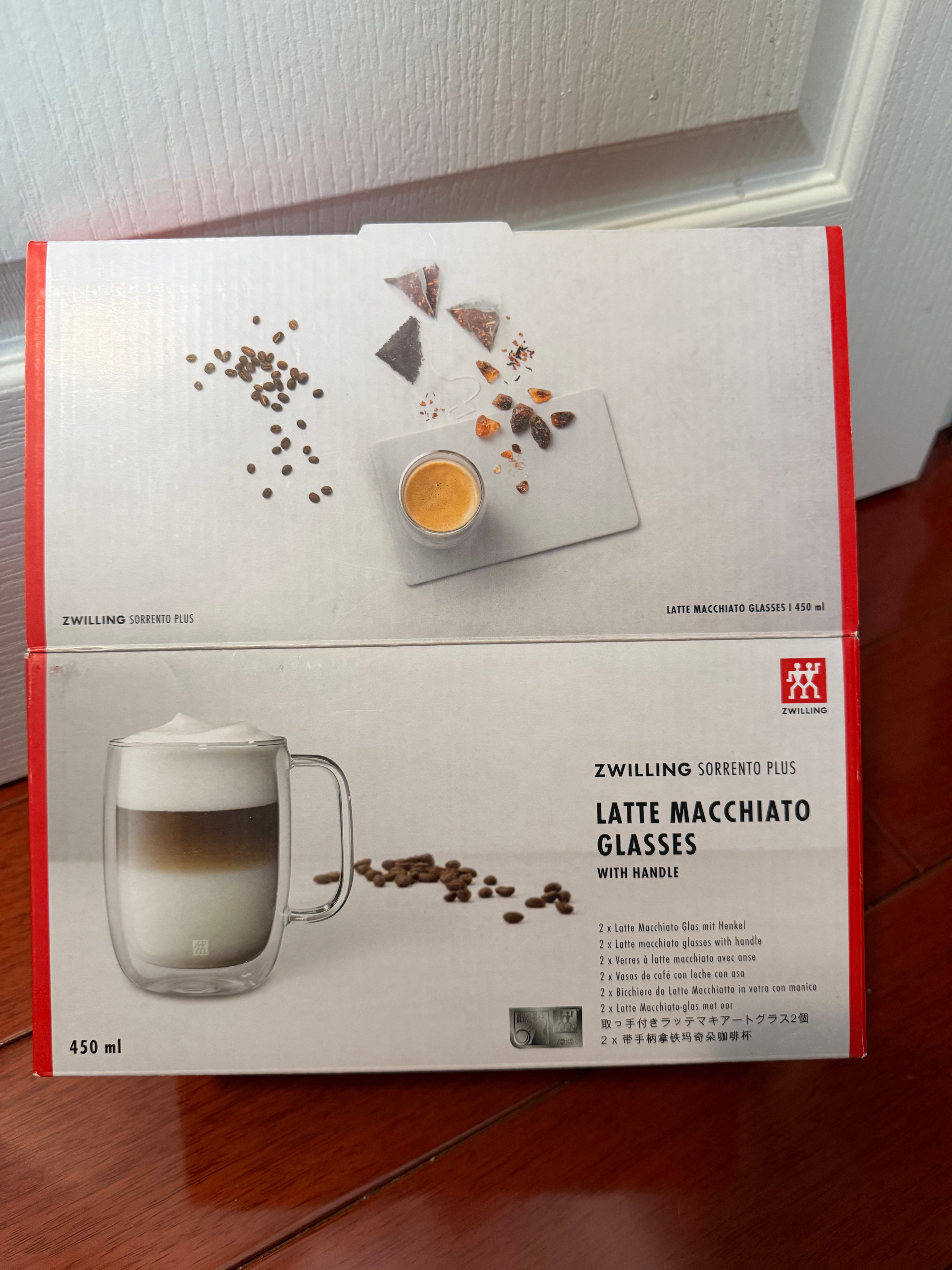 1 piece :ZWILLING Sorrento Plus Latte Macchiato Glass