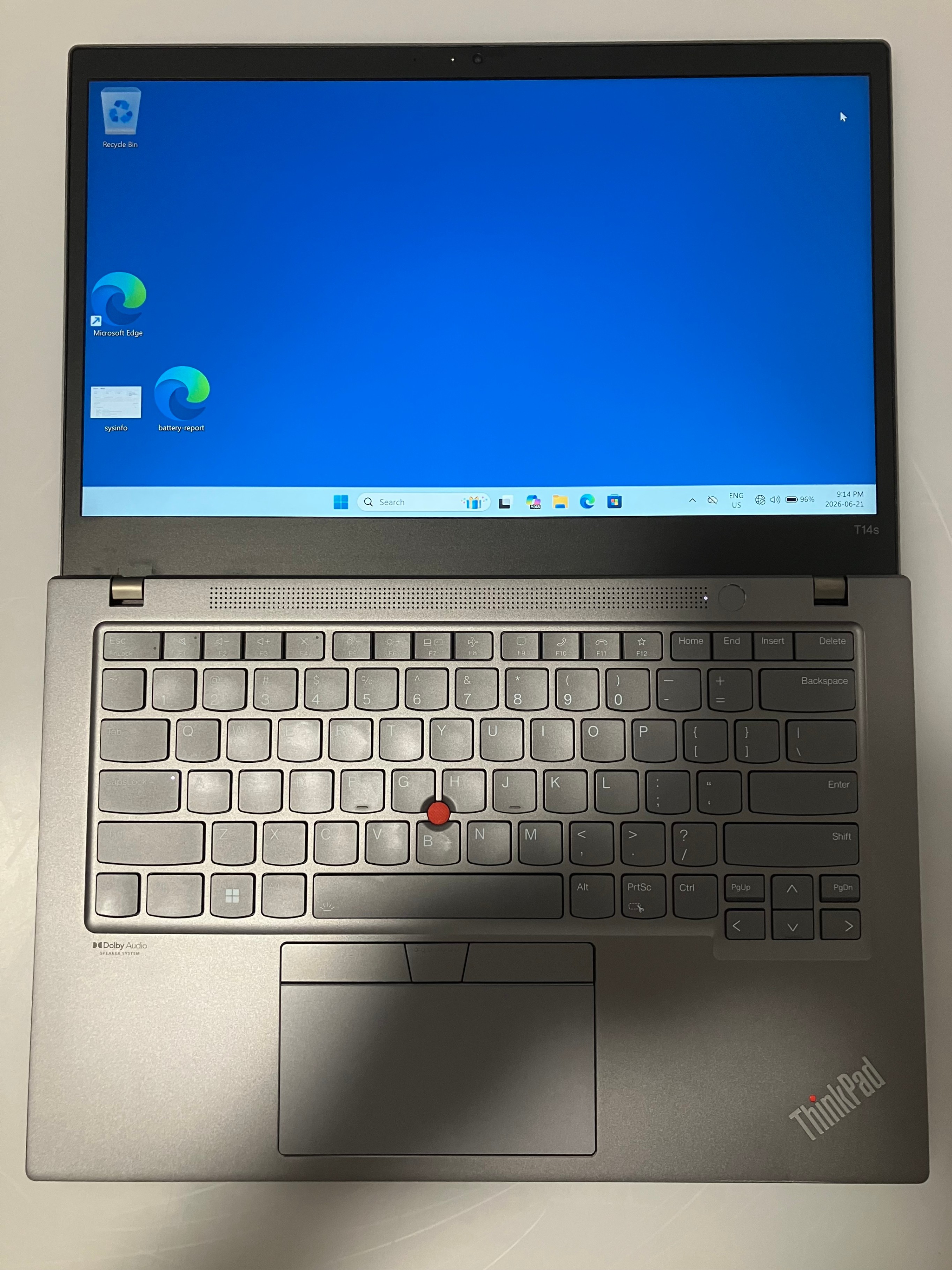 Lenovo Thinkpad T14s Gen2, i5-1145G7/RAM 8GB/SSD 256GB