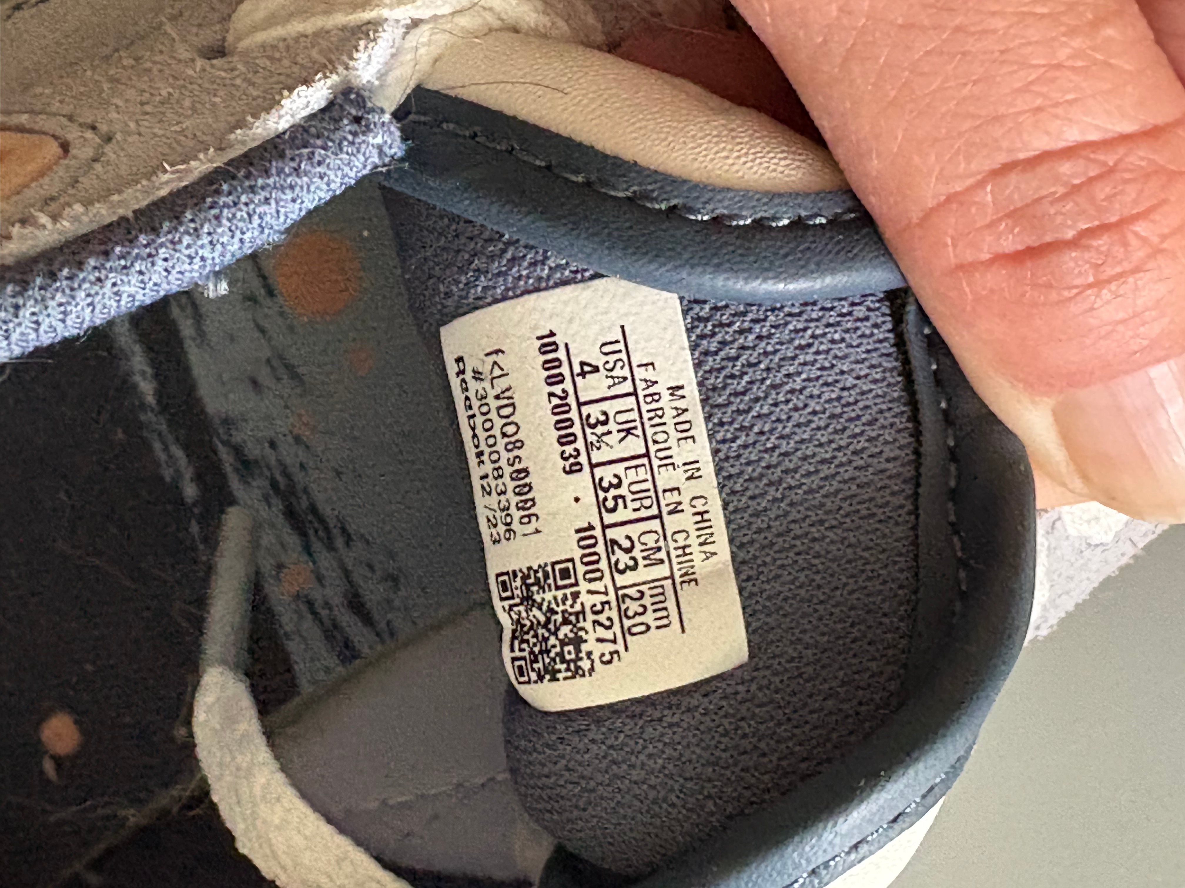 Reebok Sneakers – Grey/Cream – Kids Size US 4 (EUR 35) - photo 5