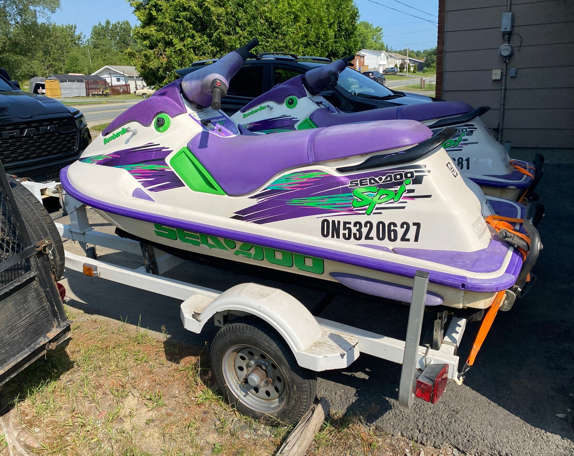 2 Seadoo SPI 1995 PWC with dual trailer - photo 4