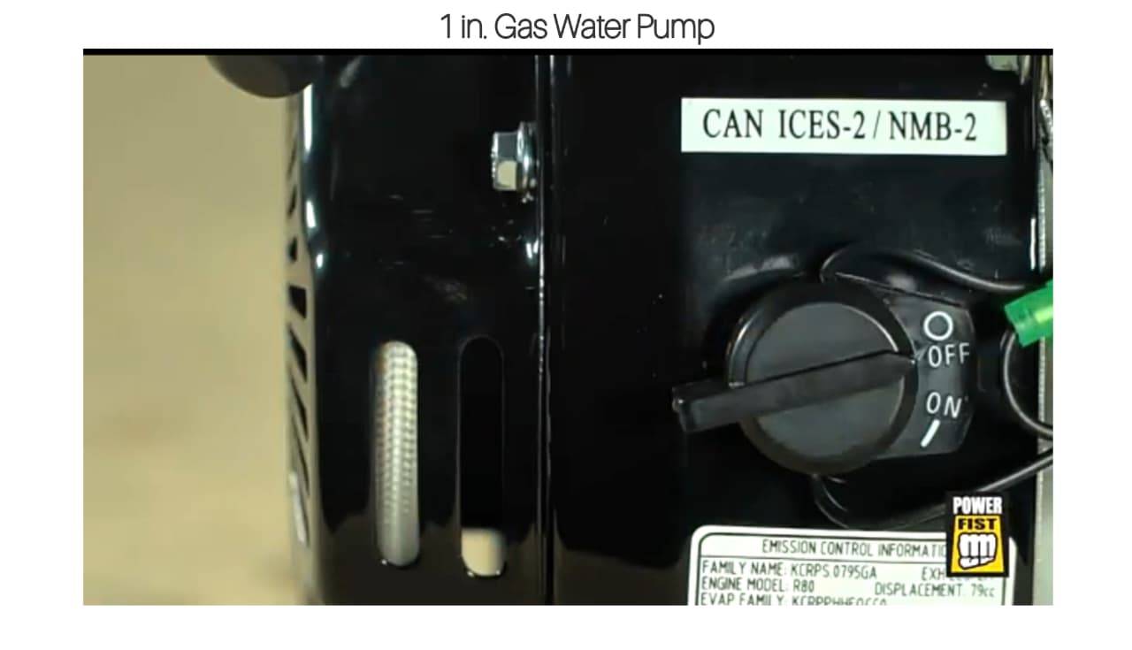 Portable Gas Water Pump 1-Inch
