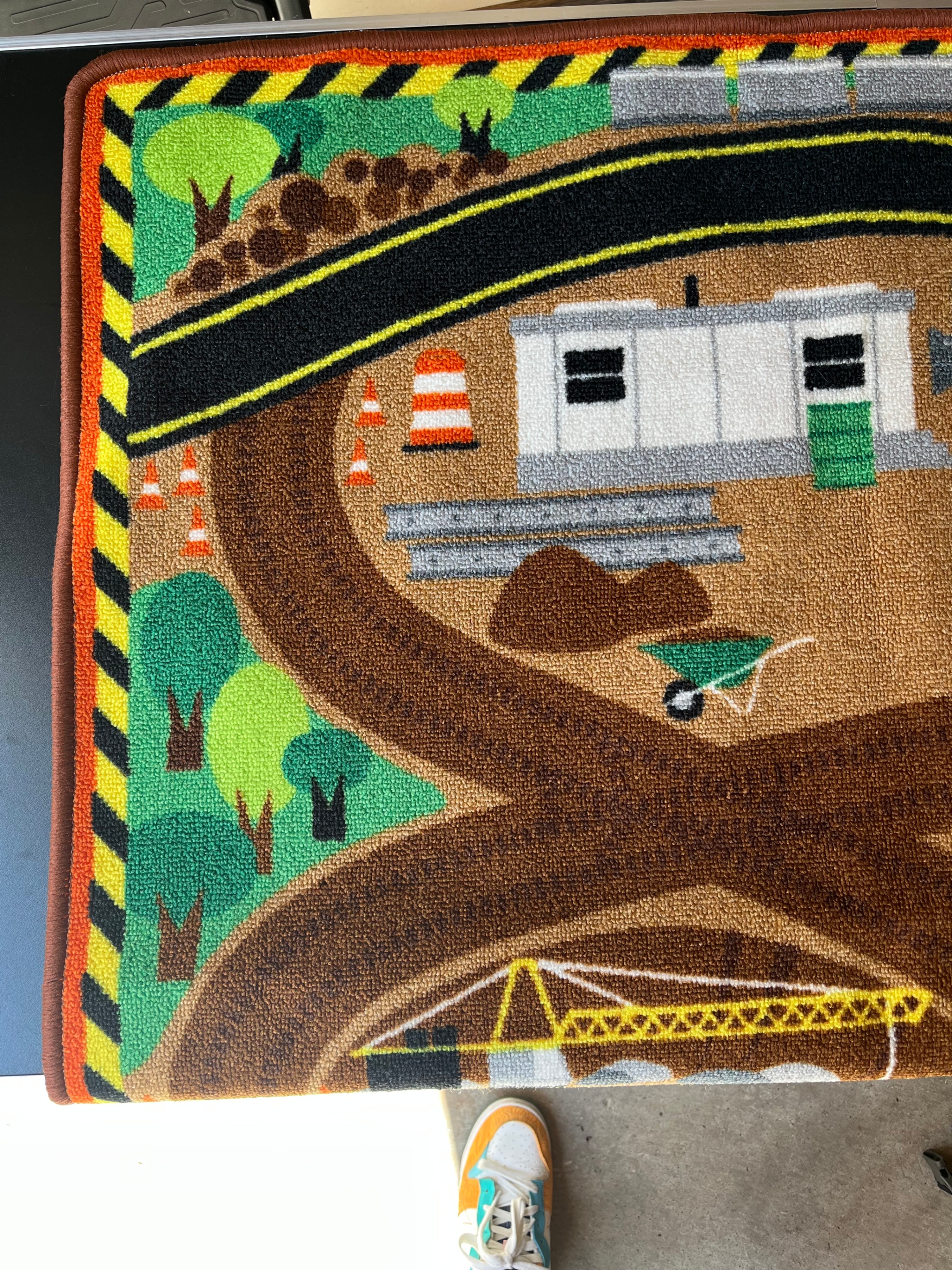 Melissa & Doug Construction Zone Kids Play Rug (39”x36”) - photo 3