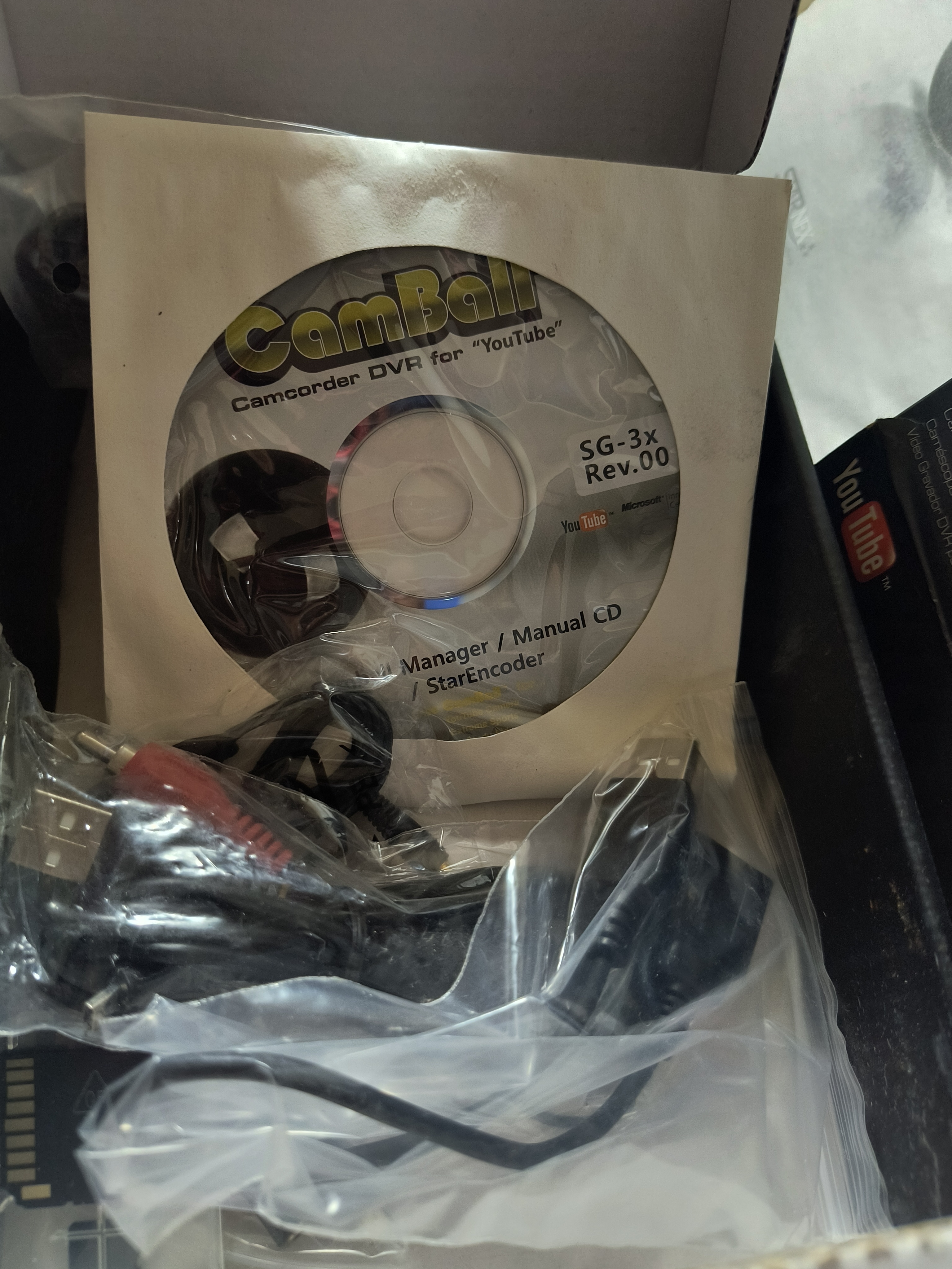 Starnex CamBall SG-30 Wearable Mini Camcorder DVR Box Set! - photo 2