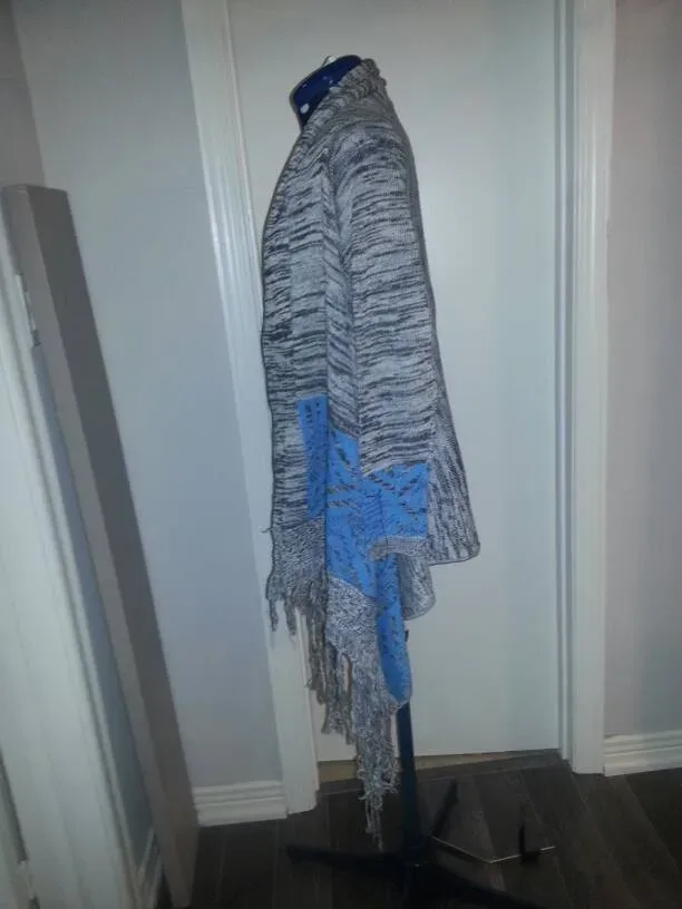 Shyanne Long - Sleeved Shawl/ Wrap -- Size Medium