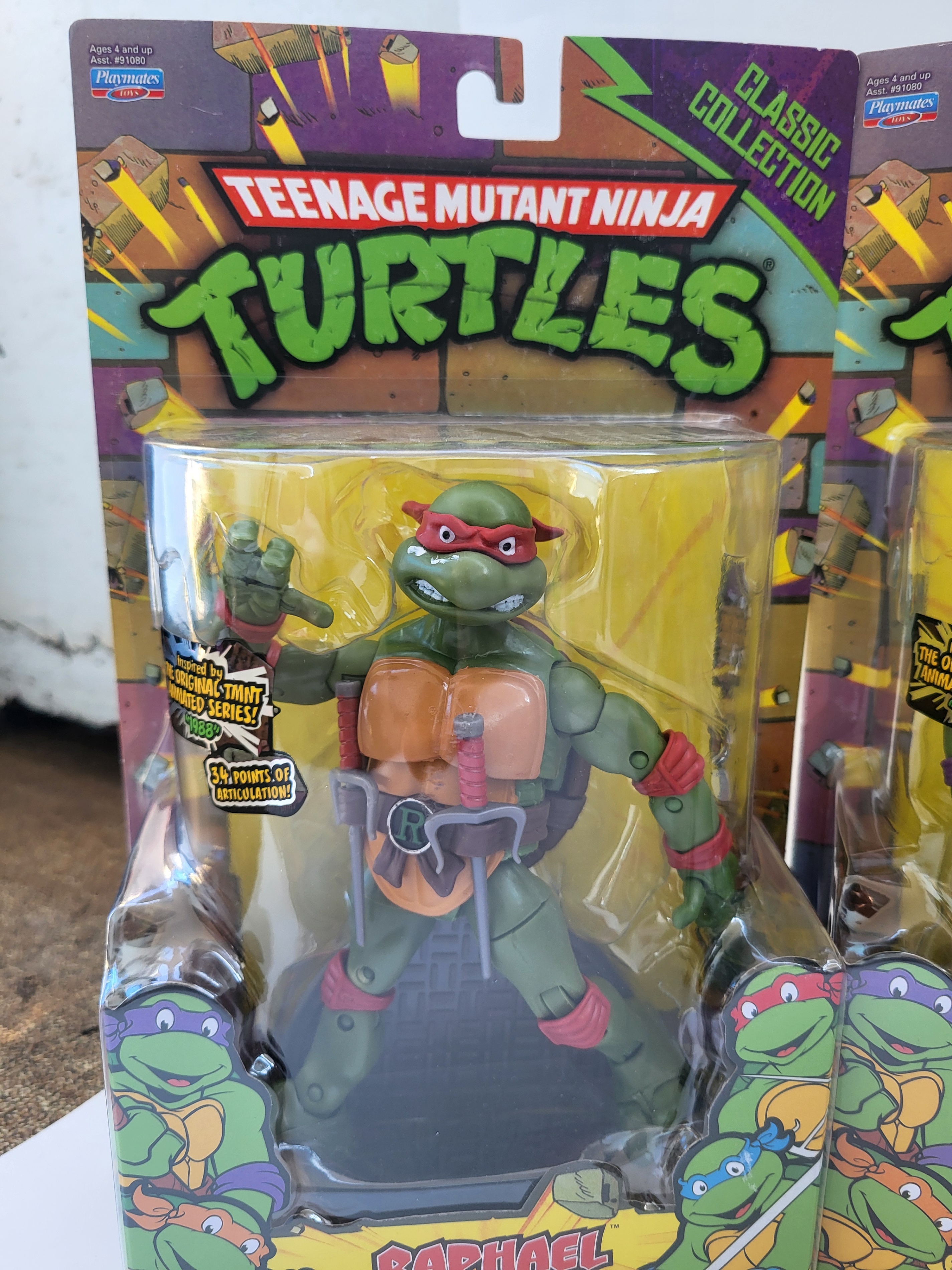 Playmates TMNT Collection – Complete Set of 4 – Playmates SEALED - photo 2