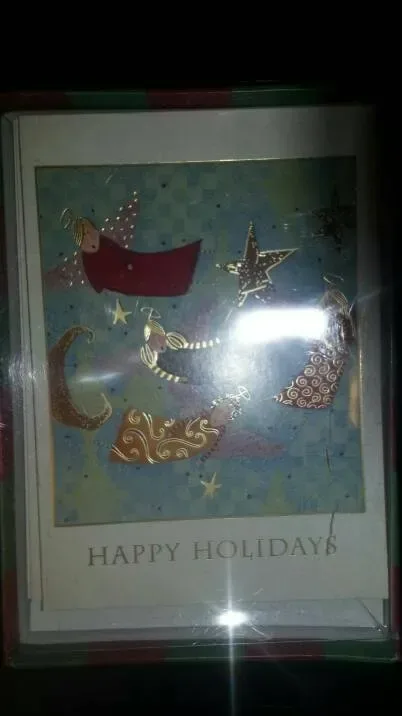 Brand New Happy Holidays Cards *4 w/ Envelopes -- RSVP brand ... - photo 2