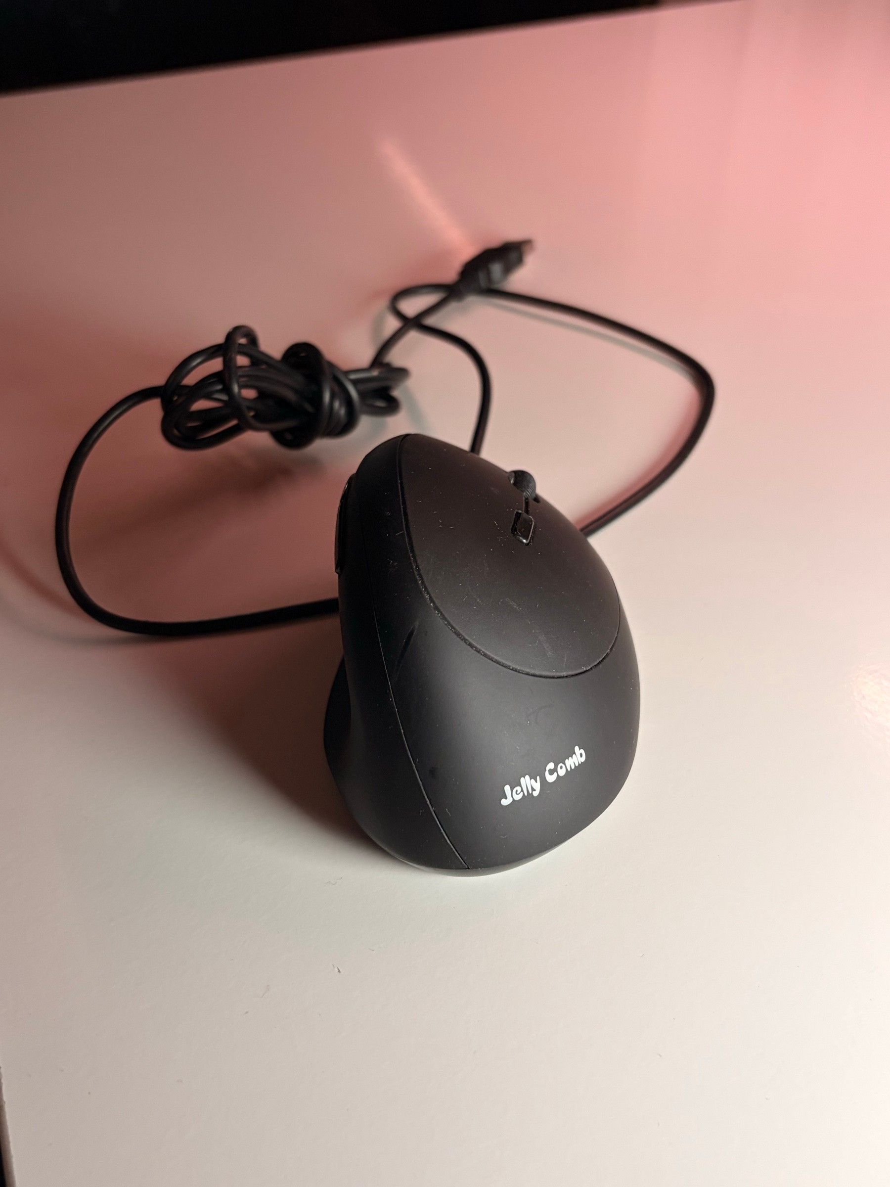 Jelly Comb wired vertical ergonomic mouse