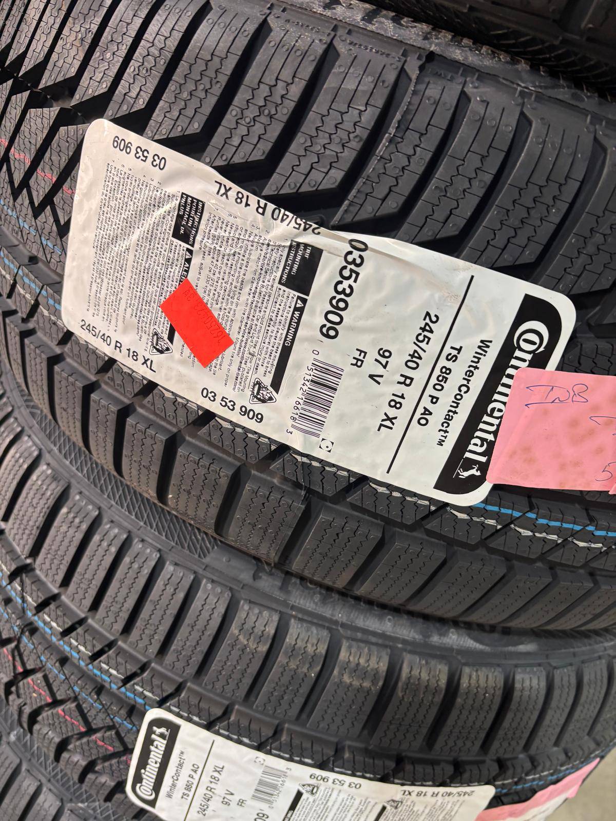 NEW 245/40/R18 Continental snows–A4/A5/TT/E Class/CLS/Impreza/L - photo 3