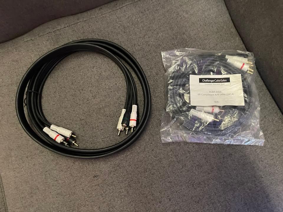 6ft Component RCA Cable