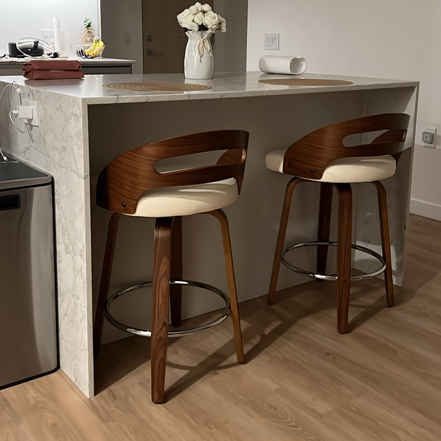 Hesson Swivel Counter & Bar Stools (Set of 2) - photo 3