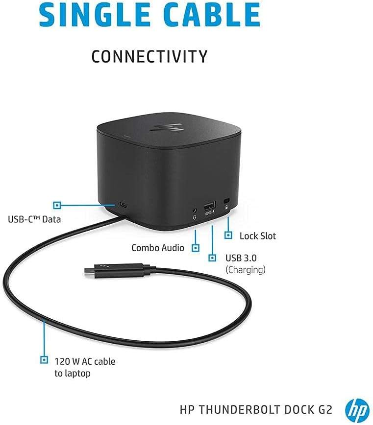 HP Thunderbolt Dock G2 Original 230W Adapter - photo 3