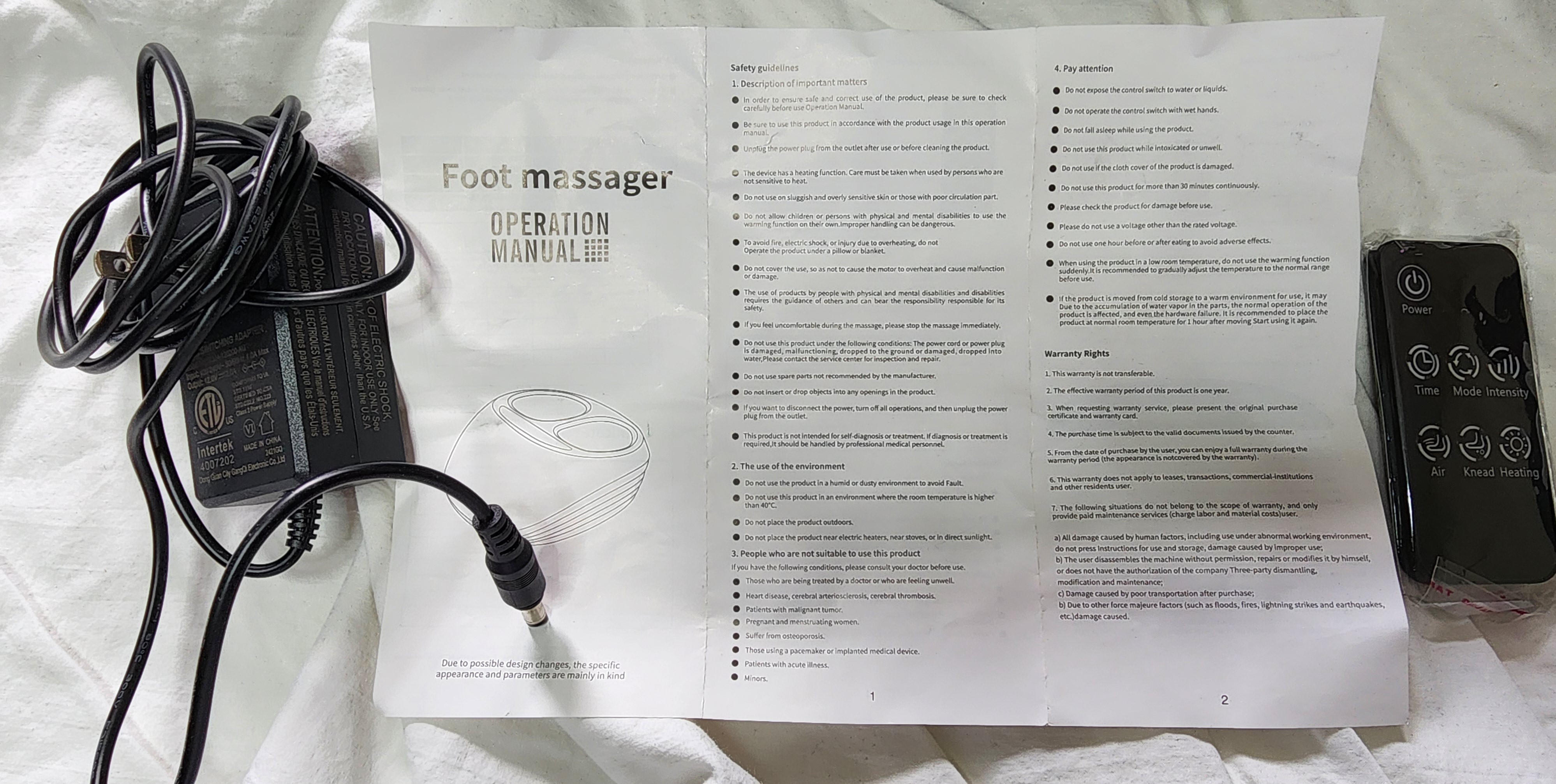 Electric Foot Massager with Heat and Knead Function - photo 2