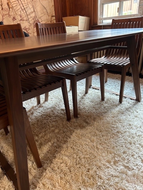 Dining room table and chairs - photo 4