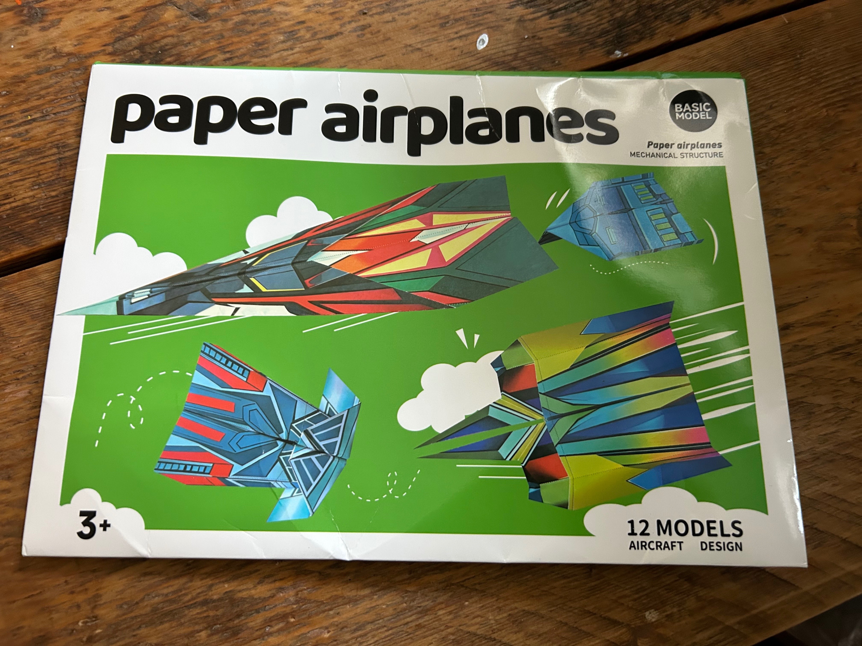 36 Sheets Paper Airplanes Kit