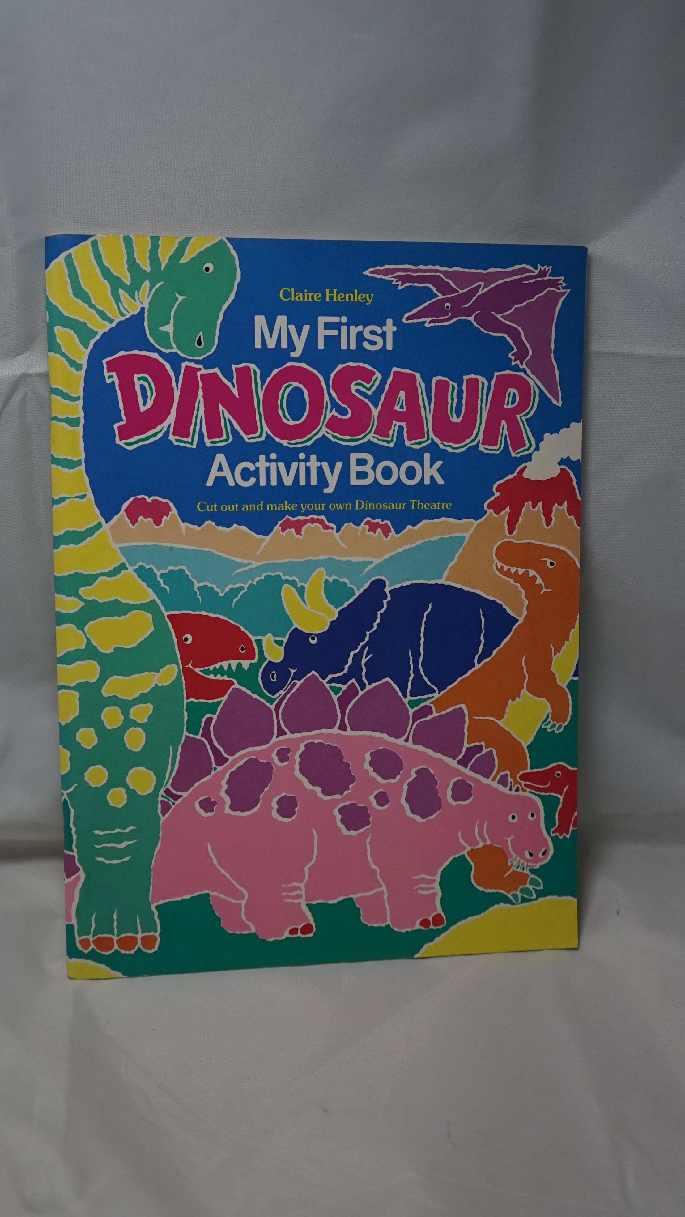 My First Dinosaur Activity Book Claire Henley 1991 Scholastic Vi