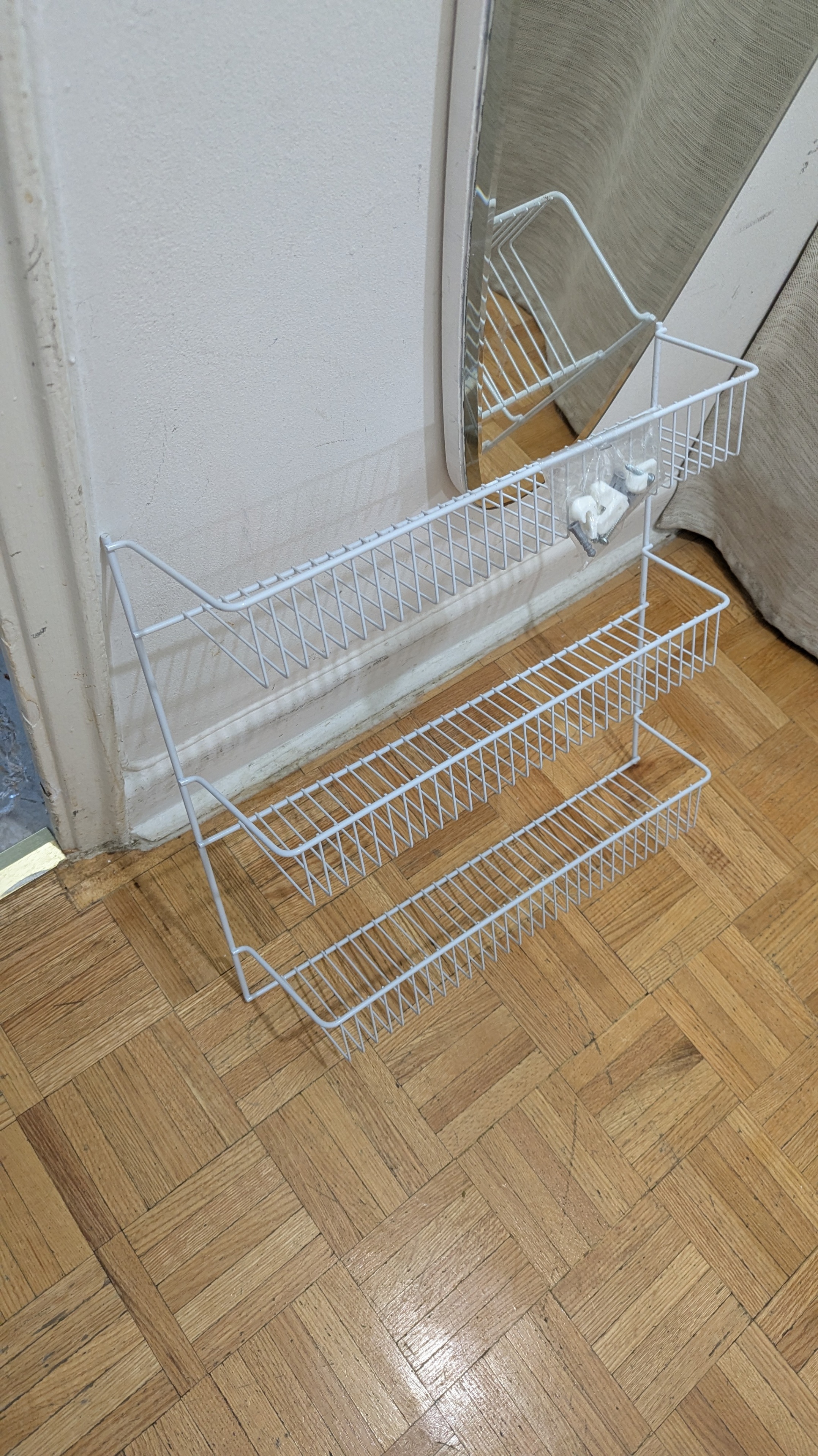 NEW Metal Organizer 3-Shelves Storage Stand Rack Shower Caddy - photo 2