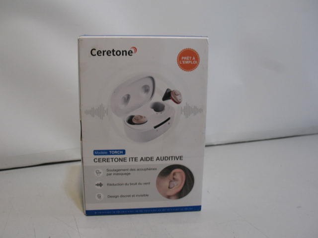 Ceretone Rechargeable Hearing Aids, Torch Model, BRAND NEW