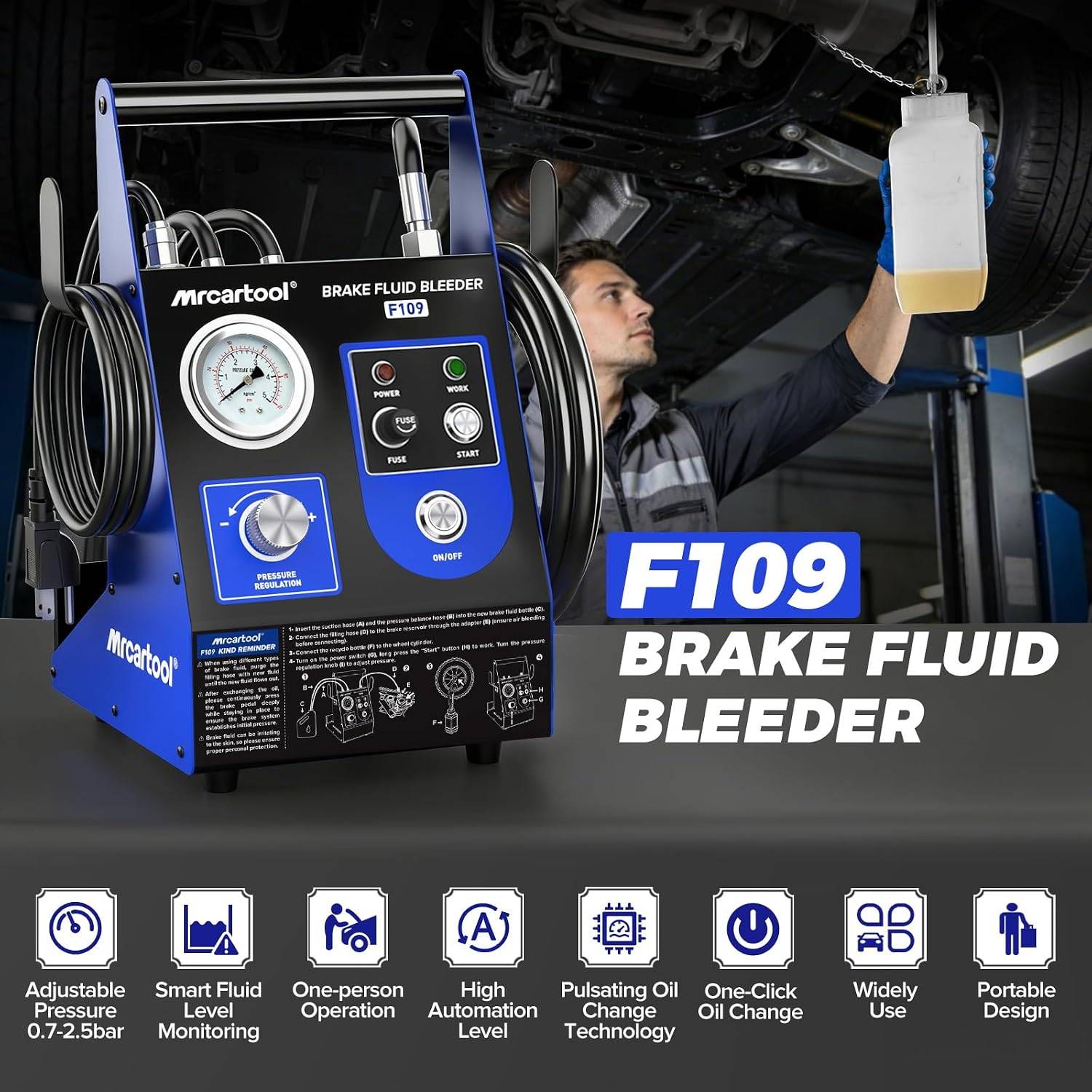 MRCARTOOL F109 Automatic Brake Bleeder - photo 2