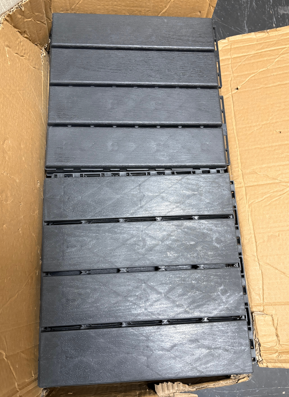 NEW 43 Goovilla Dark Grey Interlocking Balcony Deck Tiles - photo 3