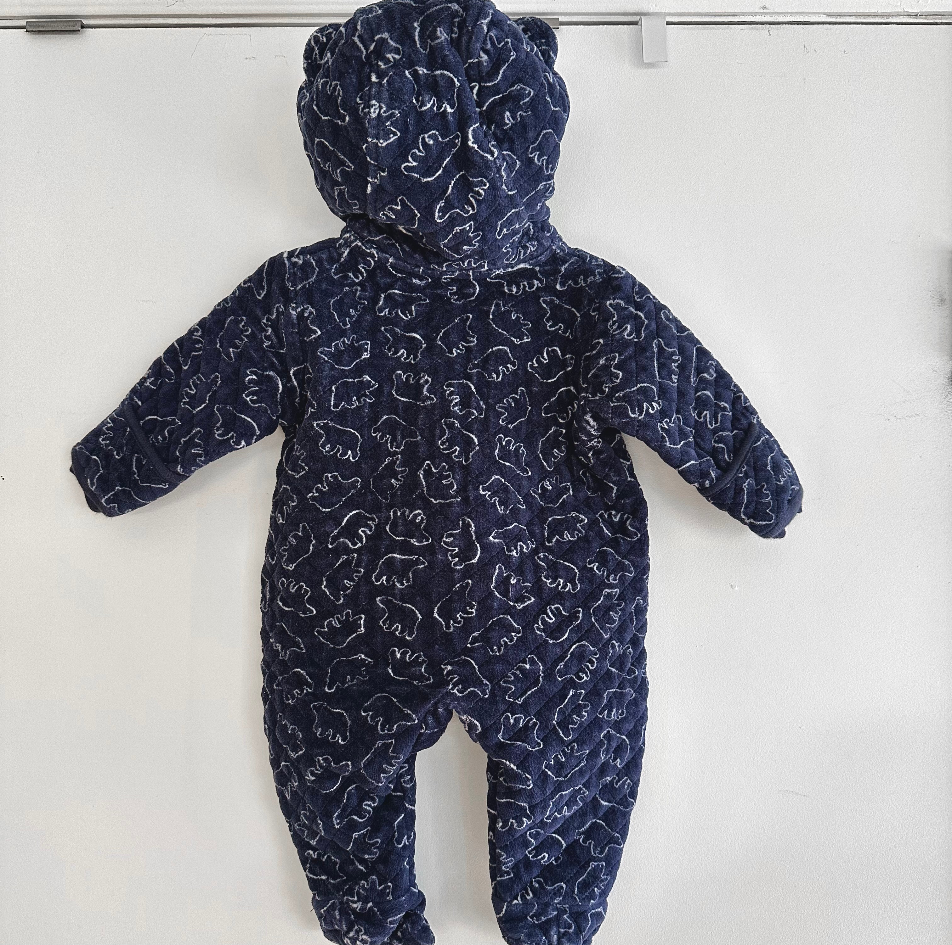 Baby Boy - Nordstrom Hooded Winter Bunting - 3-6 Months - photo 3