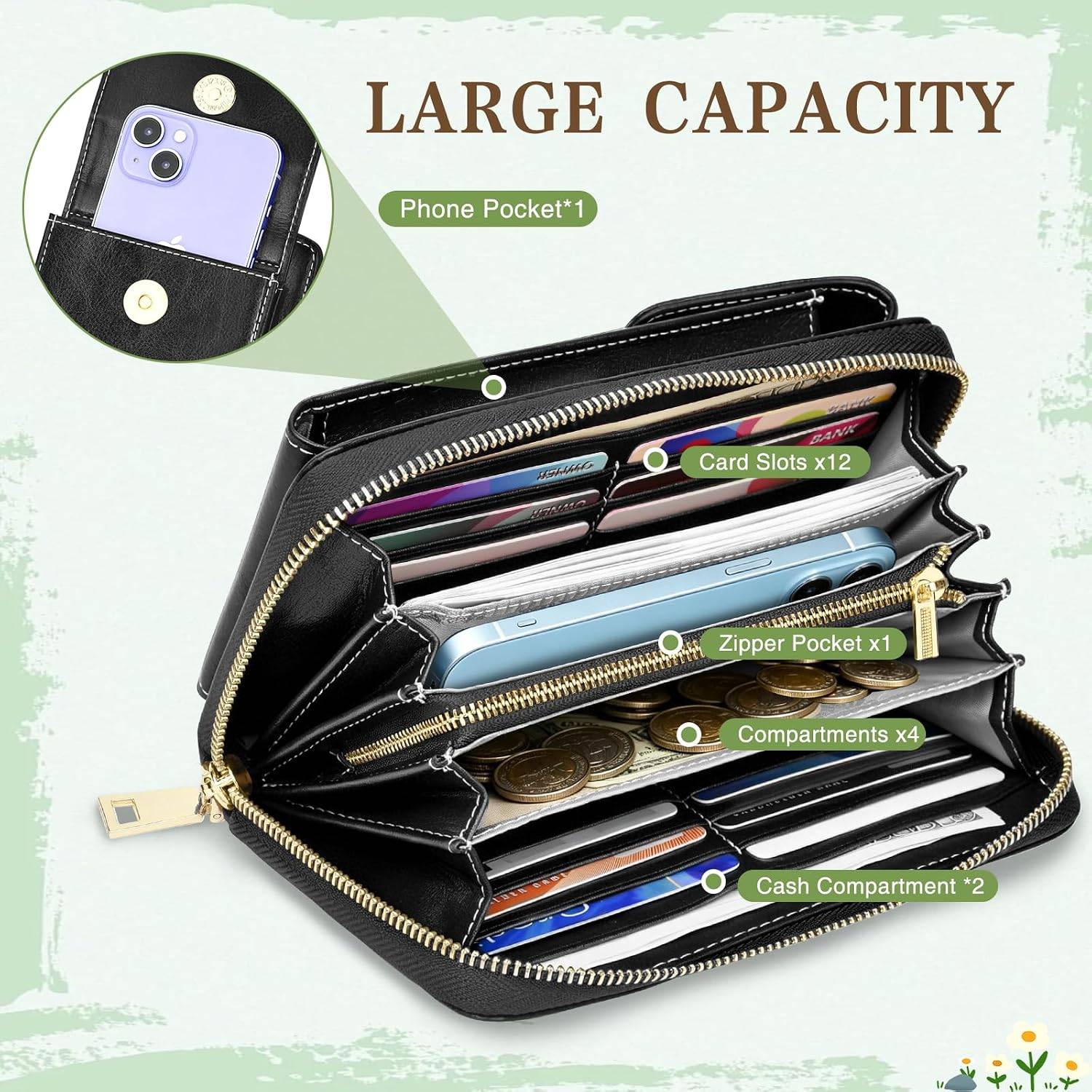 Small Crossbody Phone Bags for Women Cell Phone Purse Wallet - photo 3