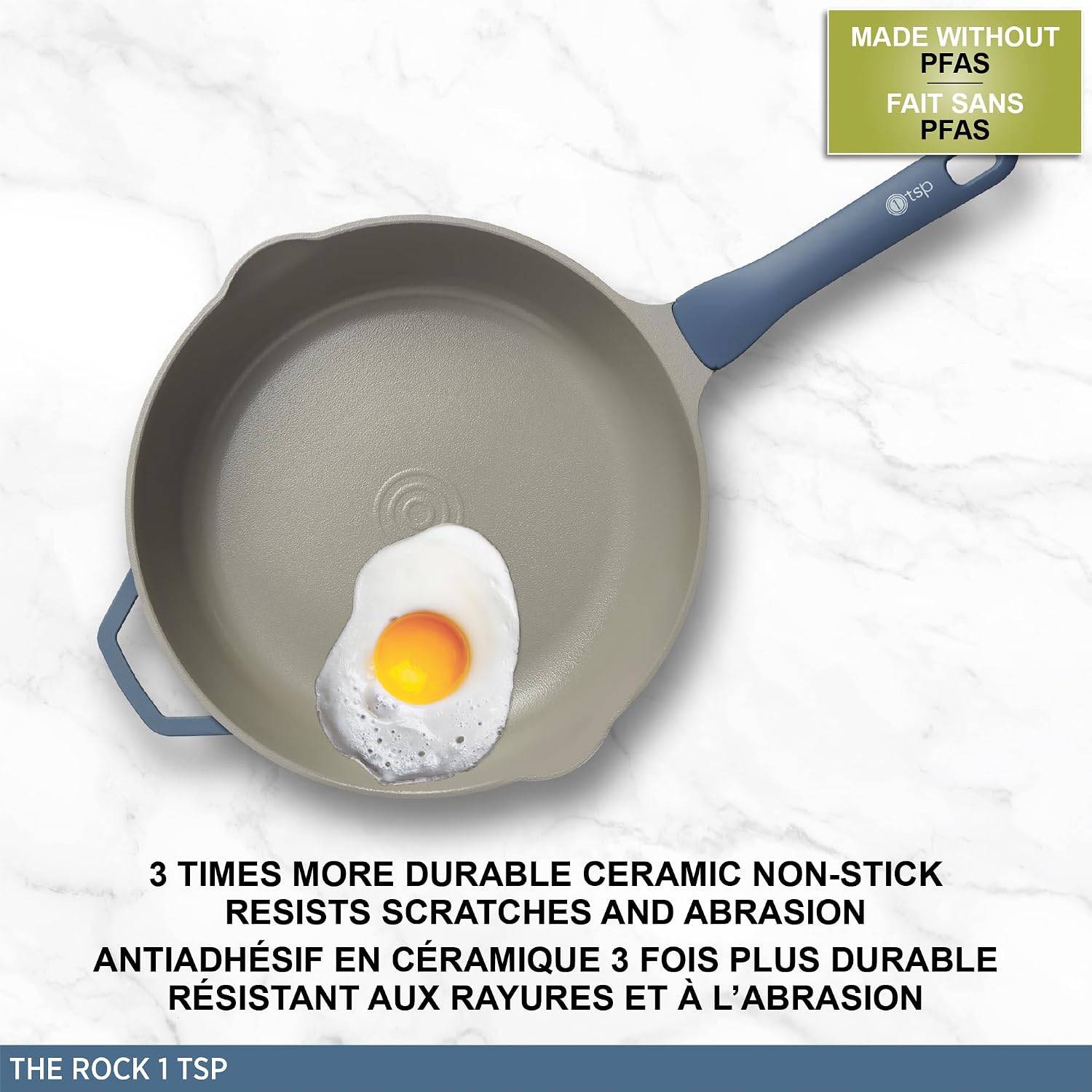 Starfrit The Rock 11" Deep Ceramic Fry Pan Set - photo 4