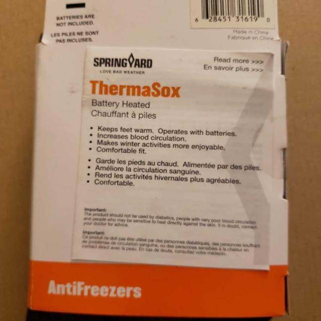Springyard ThermaSox Battery Heated Socks - photo 4