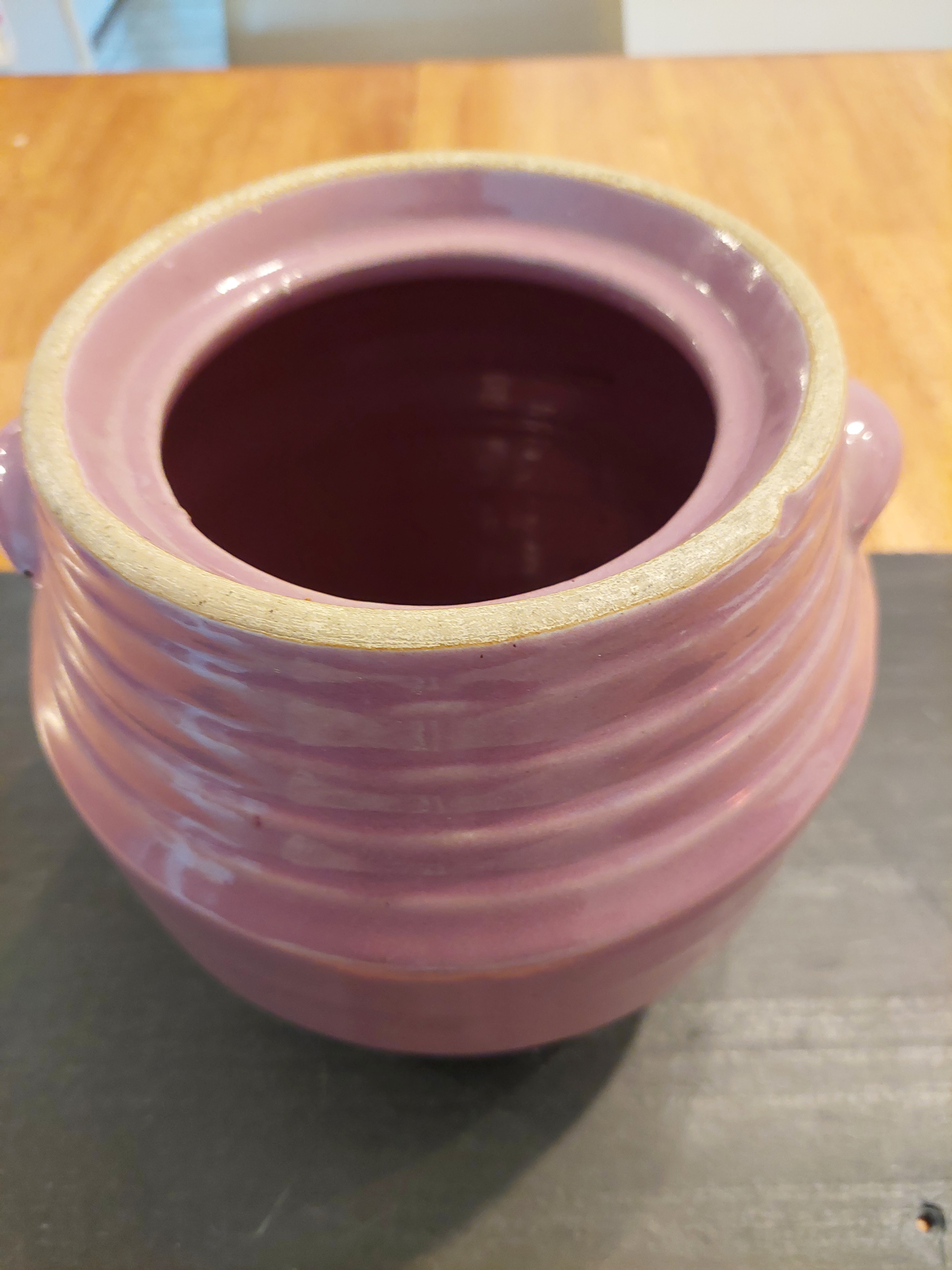 Mauve Ceramic Cookie Jar - photo 5