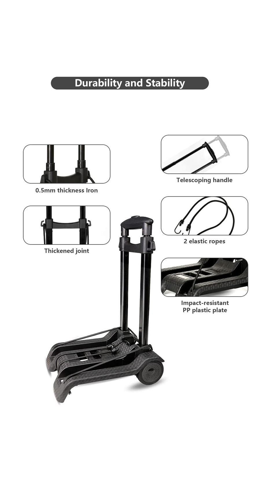 Moving Sale – Lightweight Folding Hand Truck Dolly - photo 4