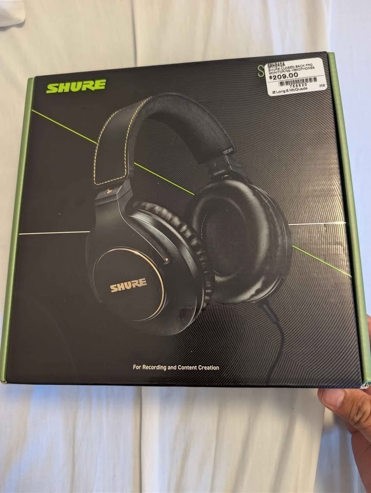 SHURE 840A STUDIO HEADPHONES FOR SALE