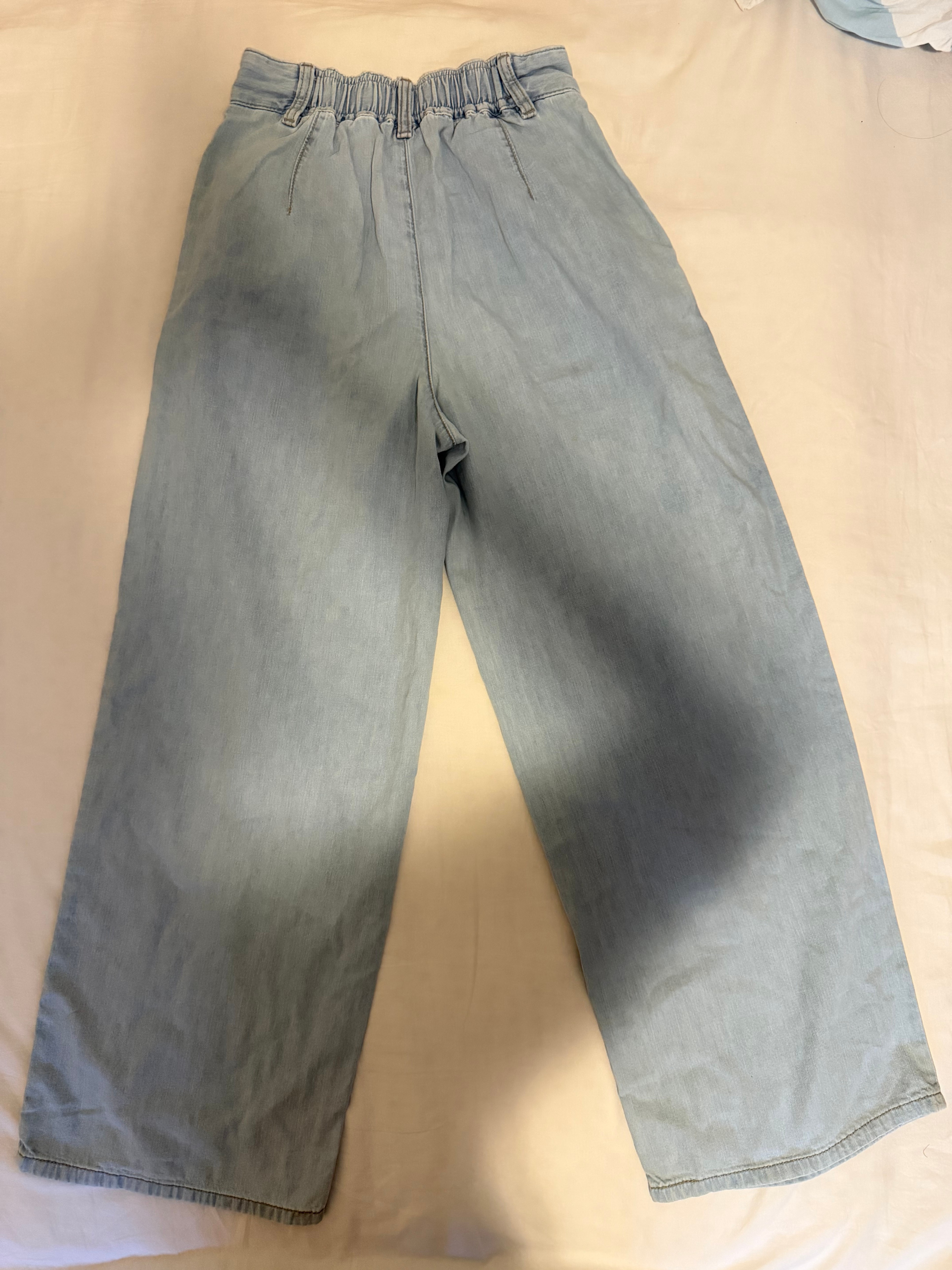 GU Women’s Light Wash Wide Leg Jeans – Size S - photo 2