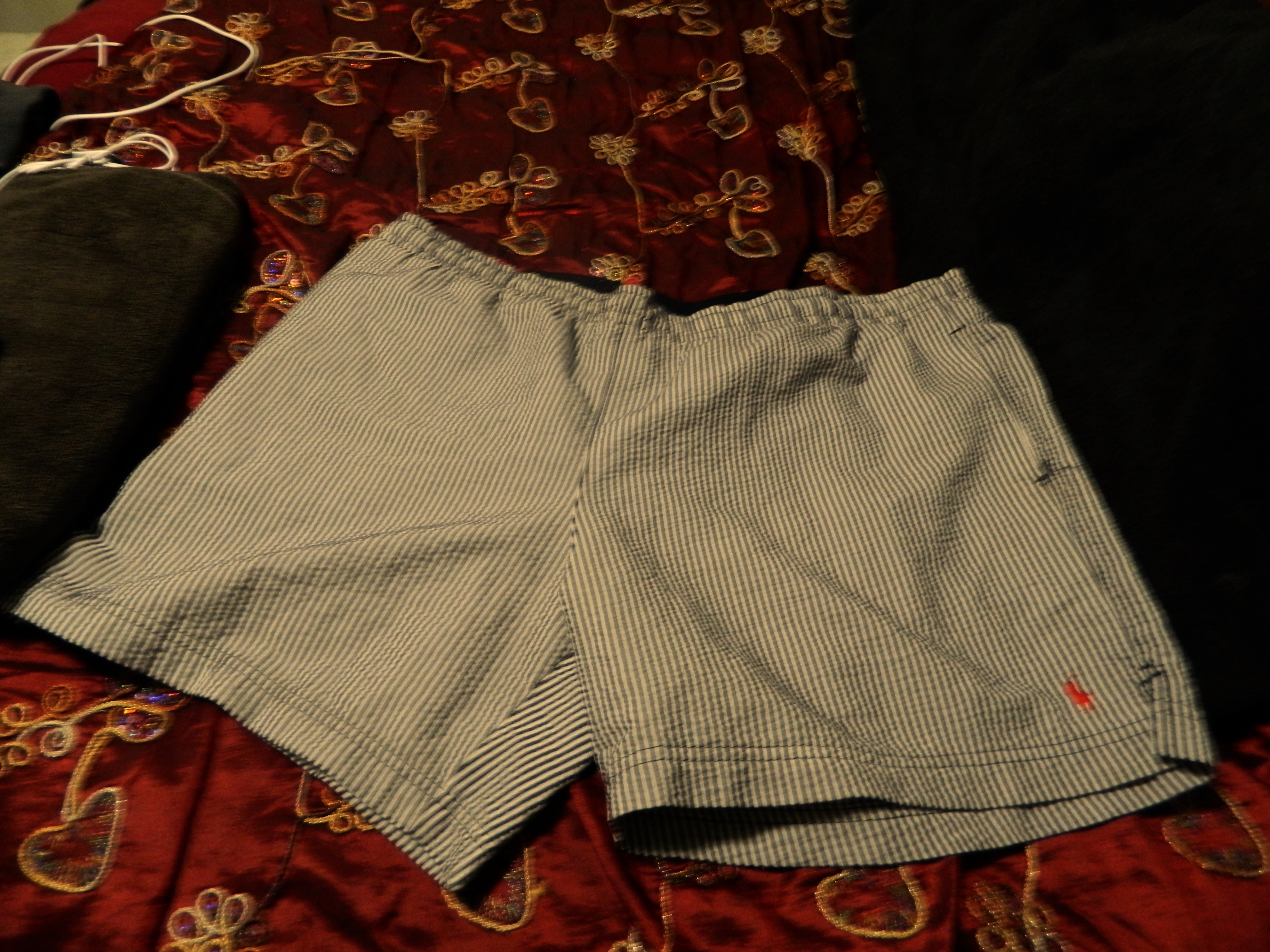 Ralph Lauren Polo sport striped seersucker swim shorts - photo 2