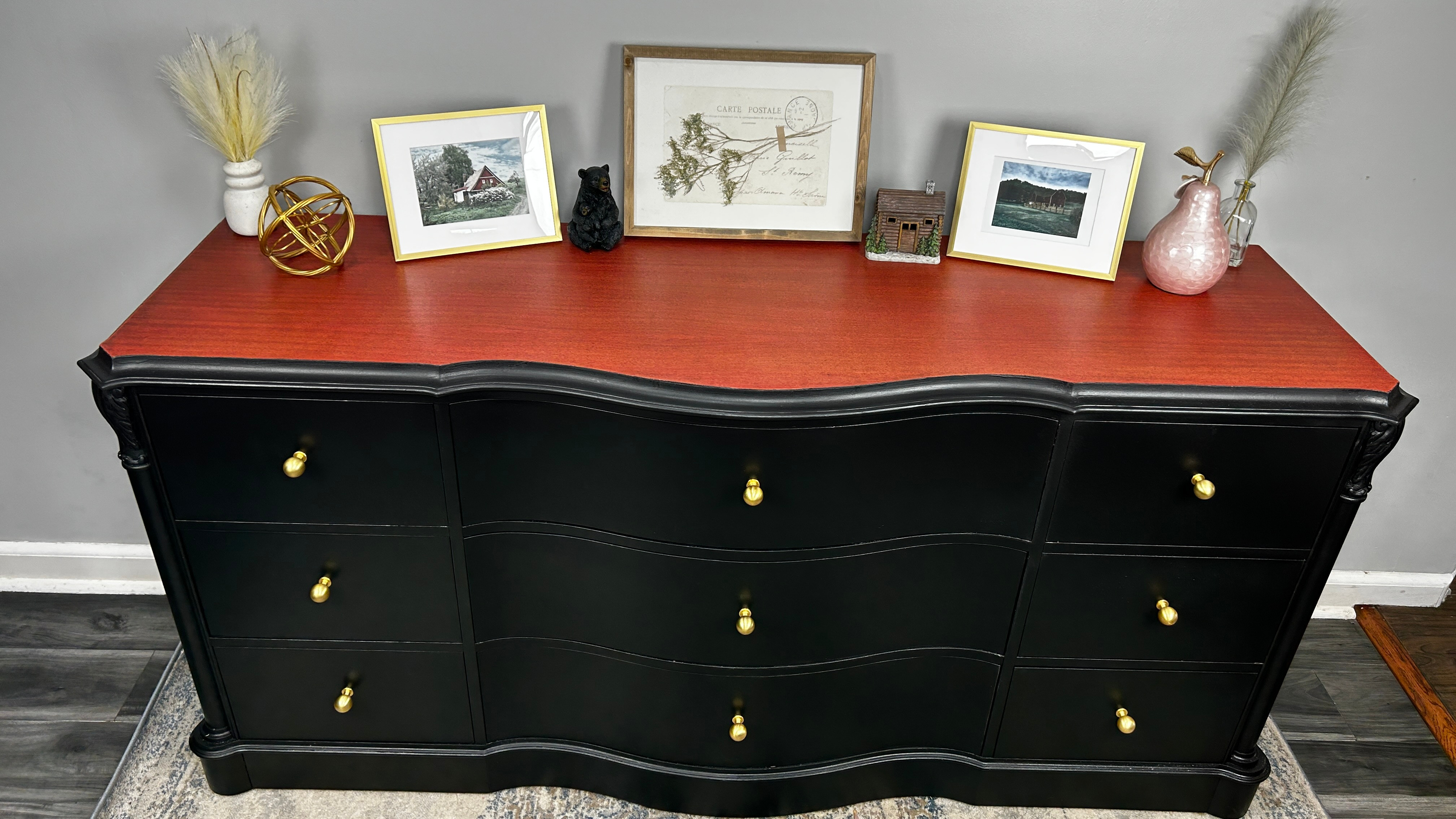 Black Dresser Mahogany Duncan Phyfe Delivery