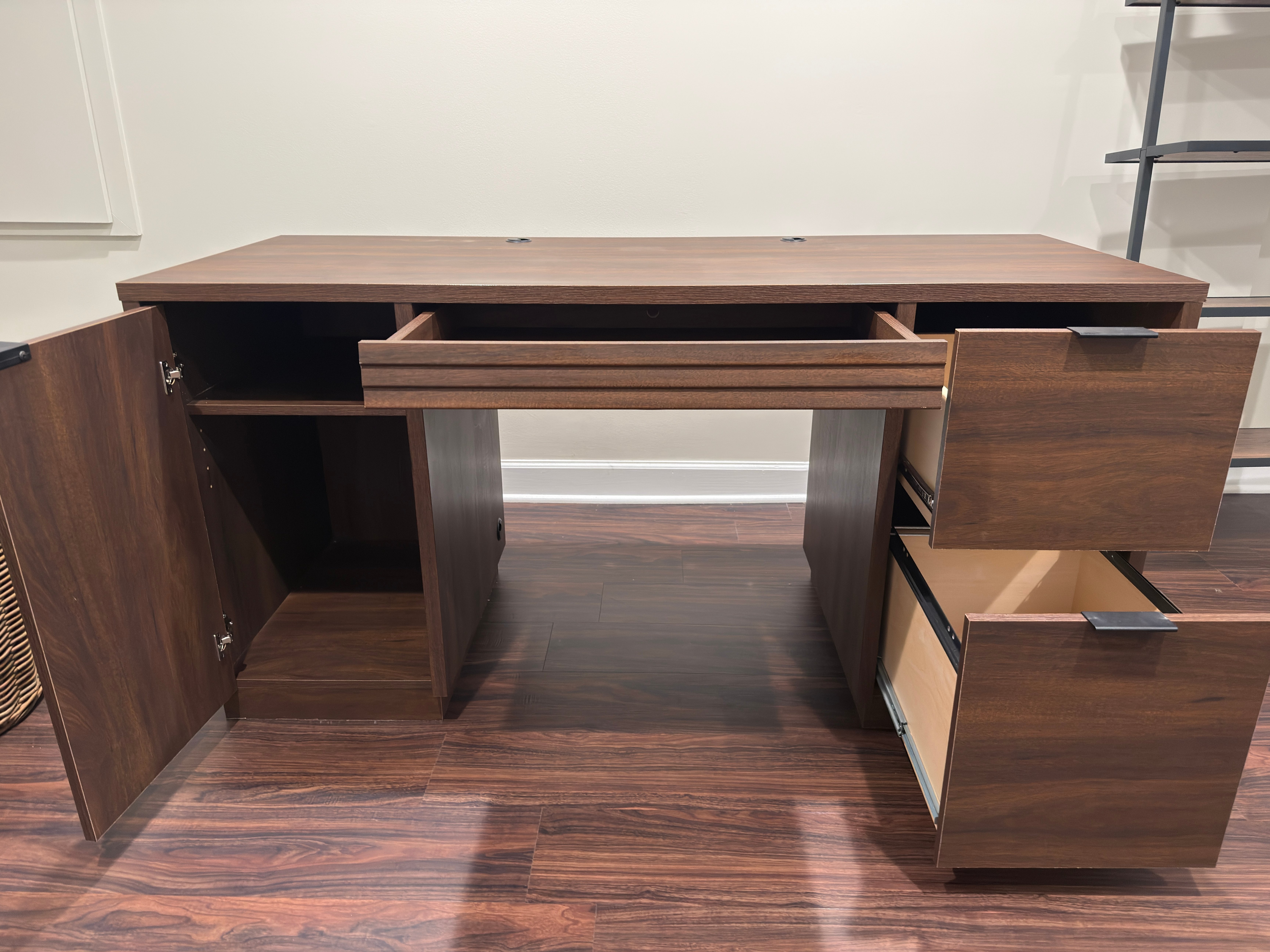 Sauder Englewood Computer Desk — Spiced Mahogany - photo 3