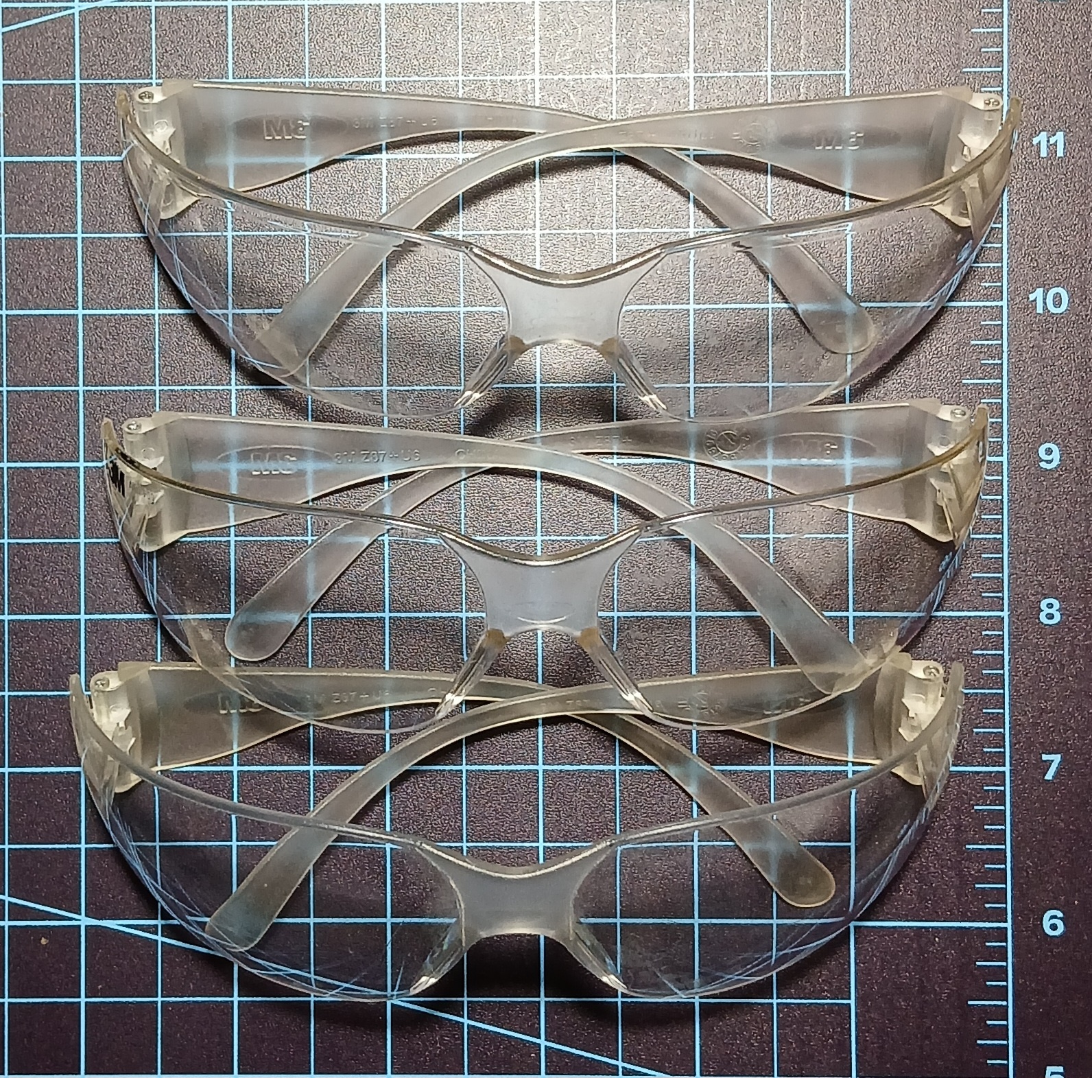 3M Safety Glasses, 3 pairs