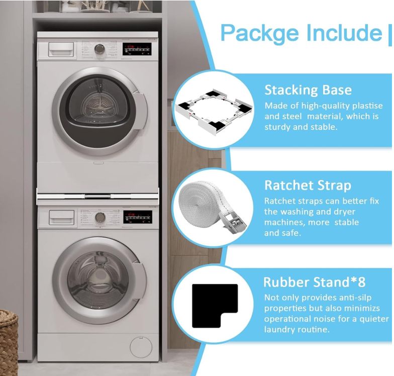 BRAND NEW Universal Washer Dryer Stacking Kit Fits 24" - 29" - photo 3
